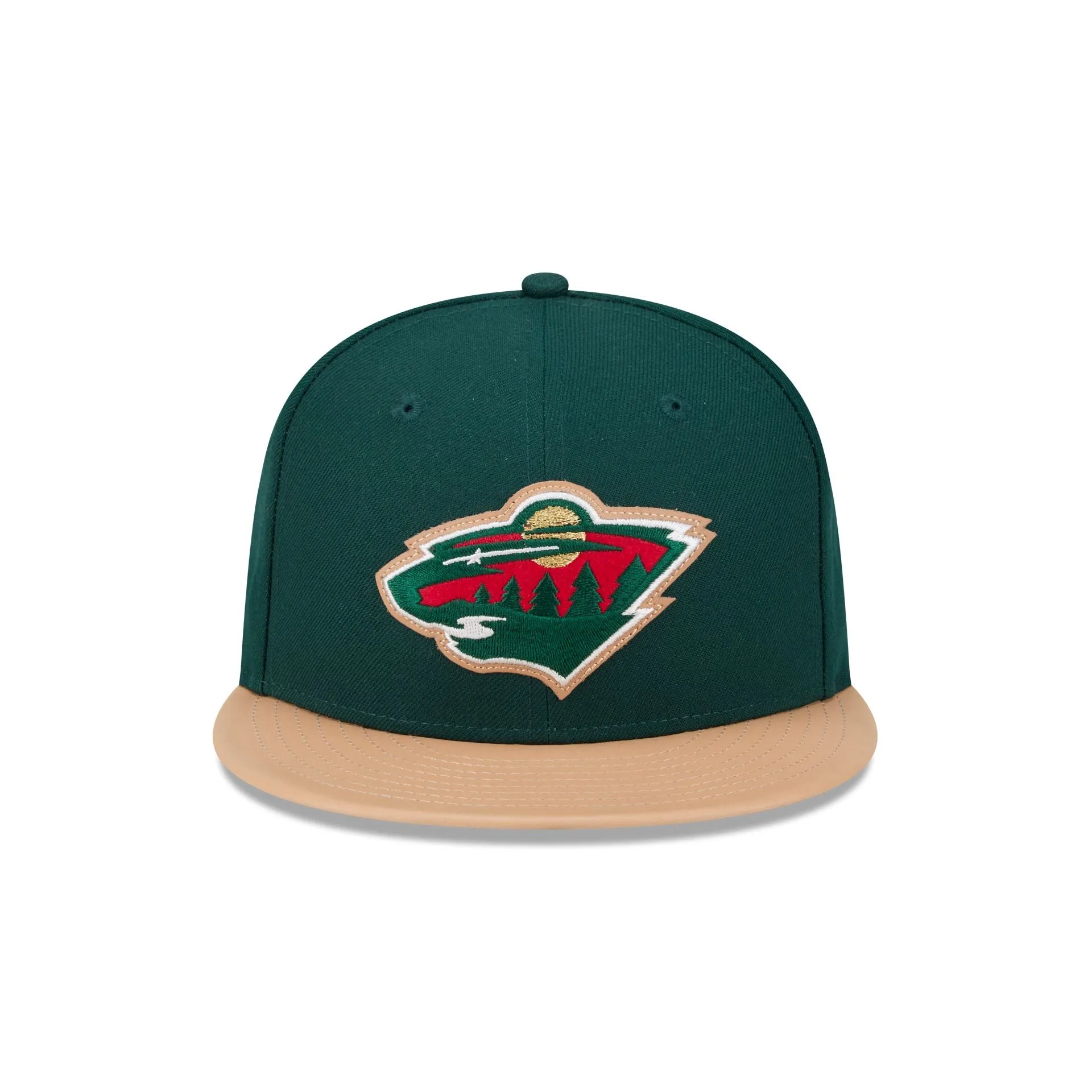 Minnesota Wild Leather Visor 59FIFTY Fitted Hat sold by New Era product image thumbnail 2
