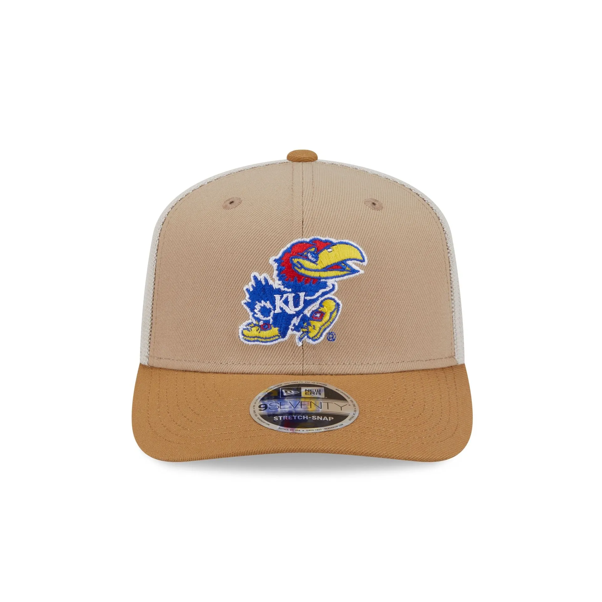 Kansas Jayhawks College Vault Stone 9SEVENTY Trucker Hat sold by New Era product image thumbnail 2