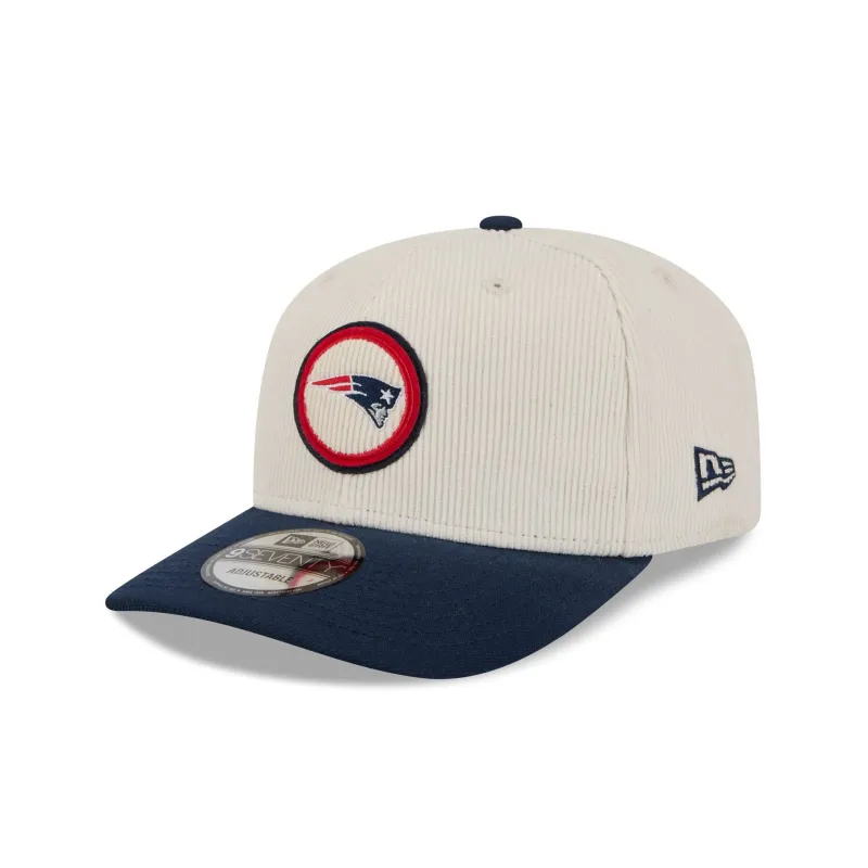 New England Patriots Loyal Corduroy 9SEVENTY Stretch-Snap Hat sold by New Era