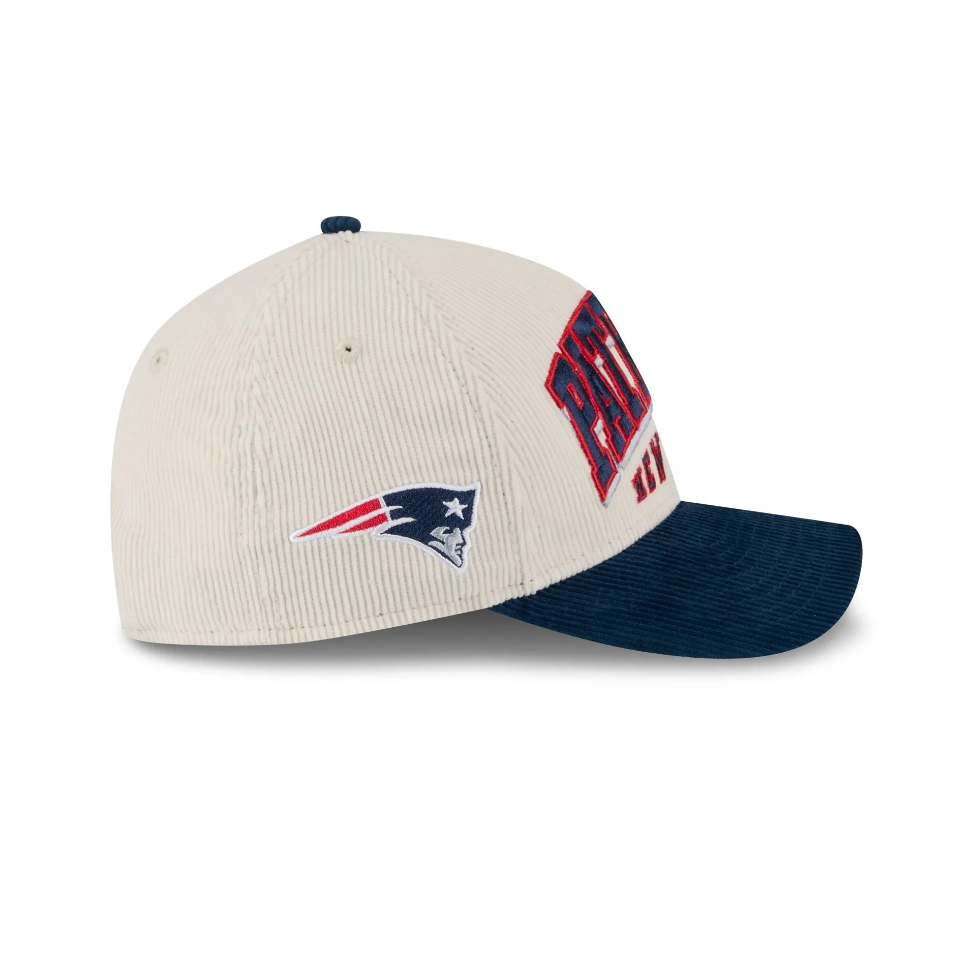 New England Patriots Stacked Corduroy 9FORTY M-Crown A-Frame Snapback Hat sold by New Era product image thumbnail 4