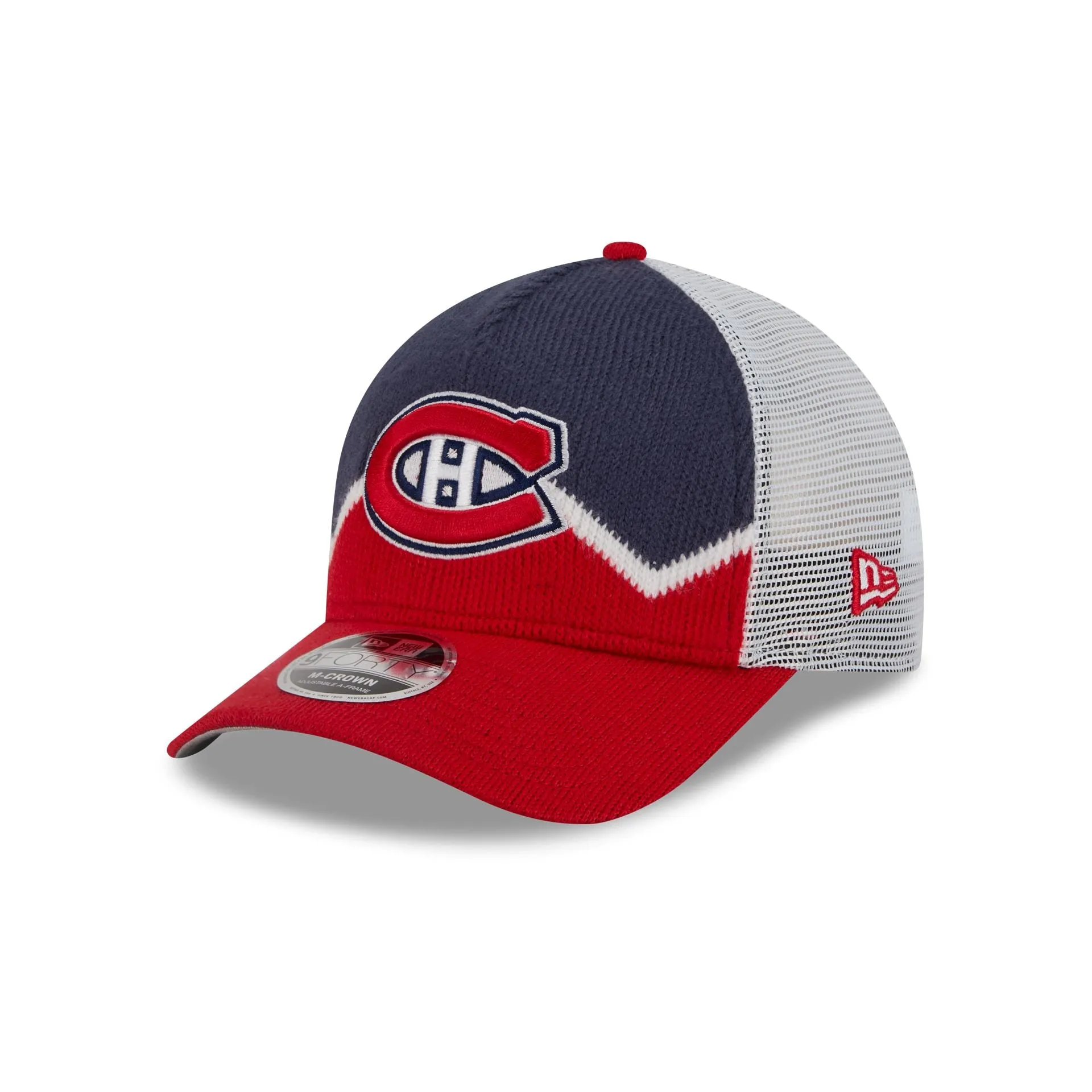 Montreal Canadiens Sock 9FORTY M-Crown A-Frame Trucker Hat sold by New Era