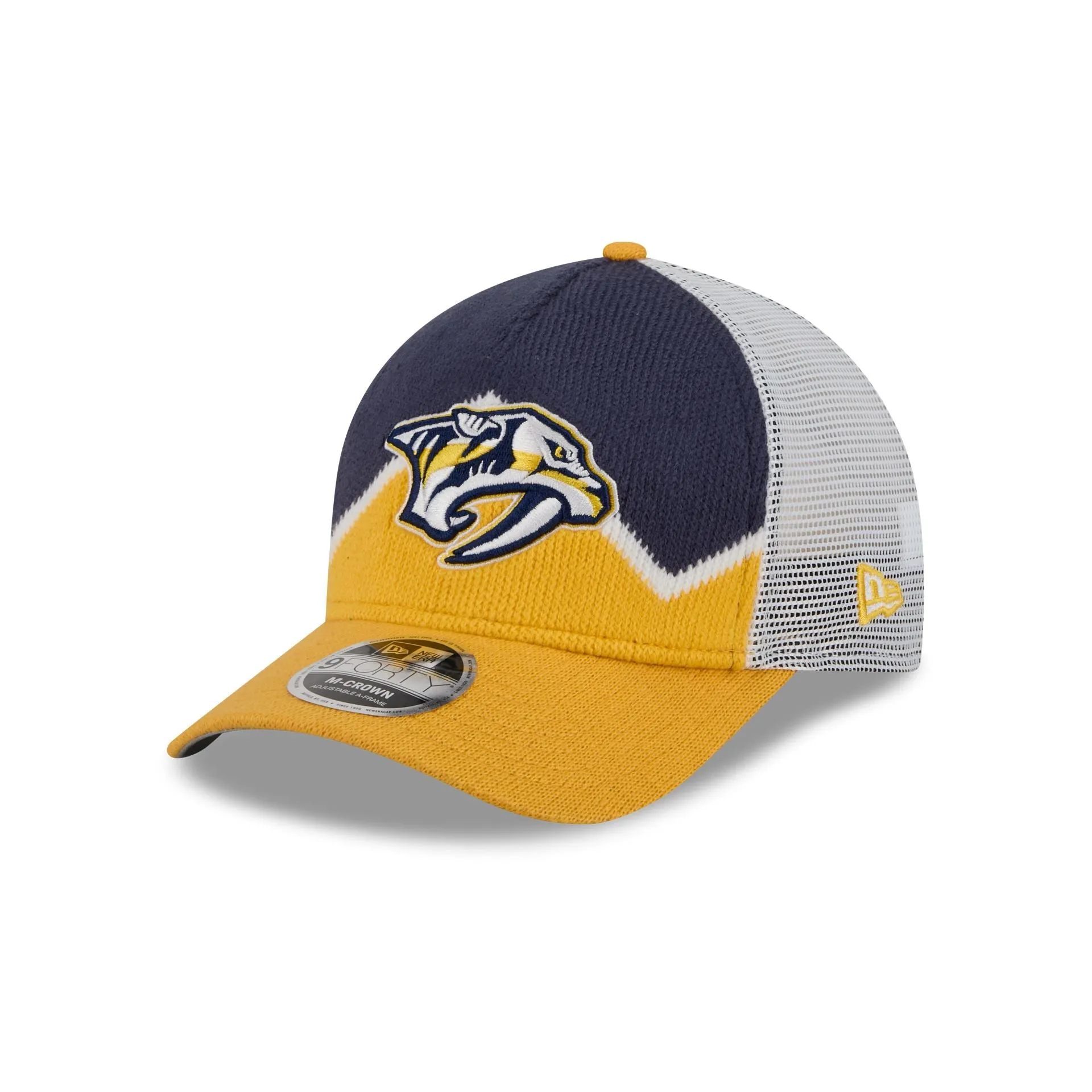 Nashville Predators Sock 9FORTY M-Crown A-Frame Trucker Hat sold by New Era