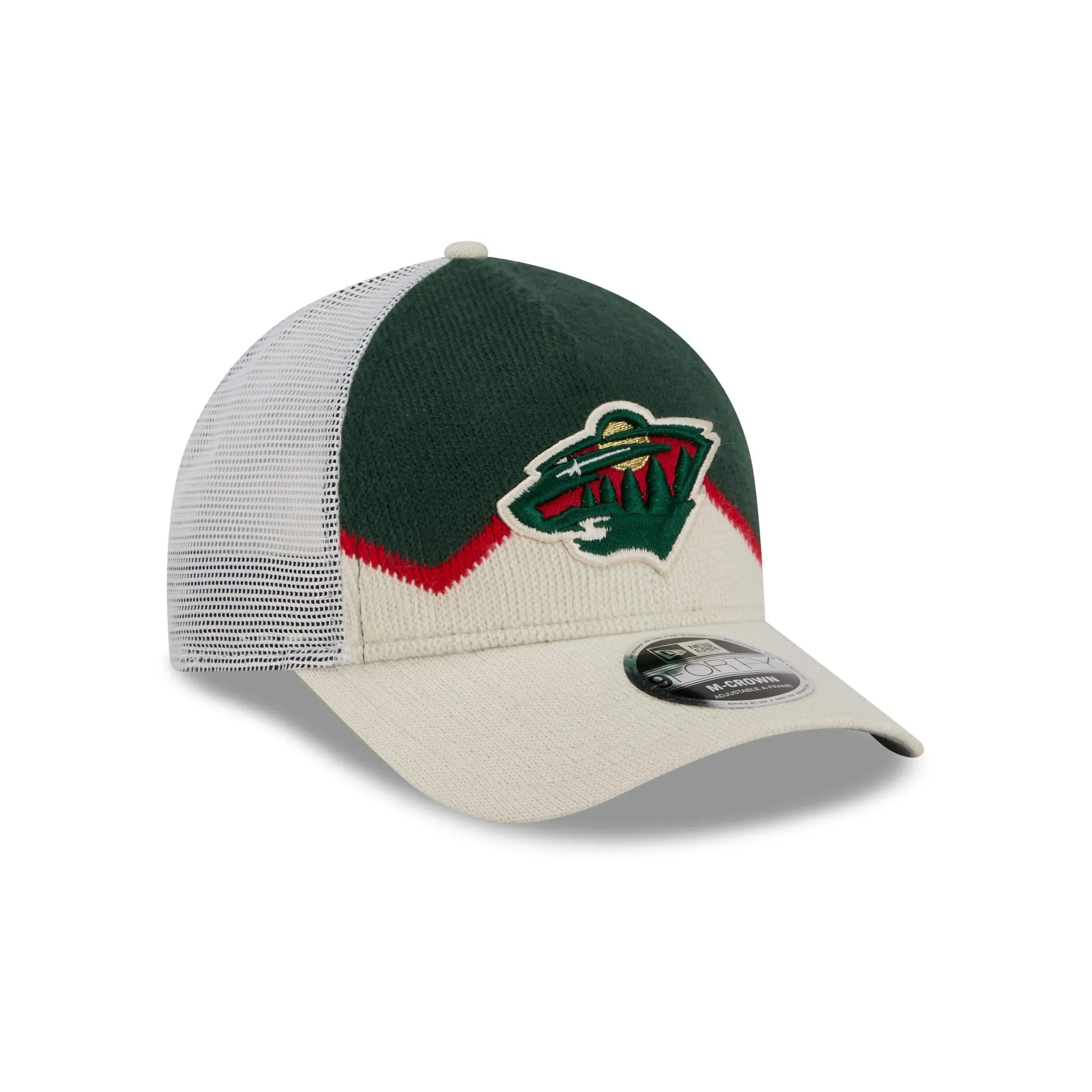 Minnesota Wild Sock 9FORTY M-Crown A-Frame Trucker Hat sold by New Era product image thumbnail 3