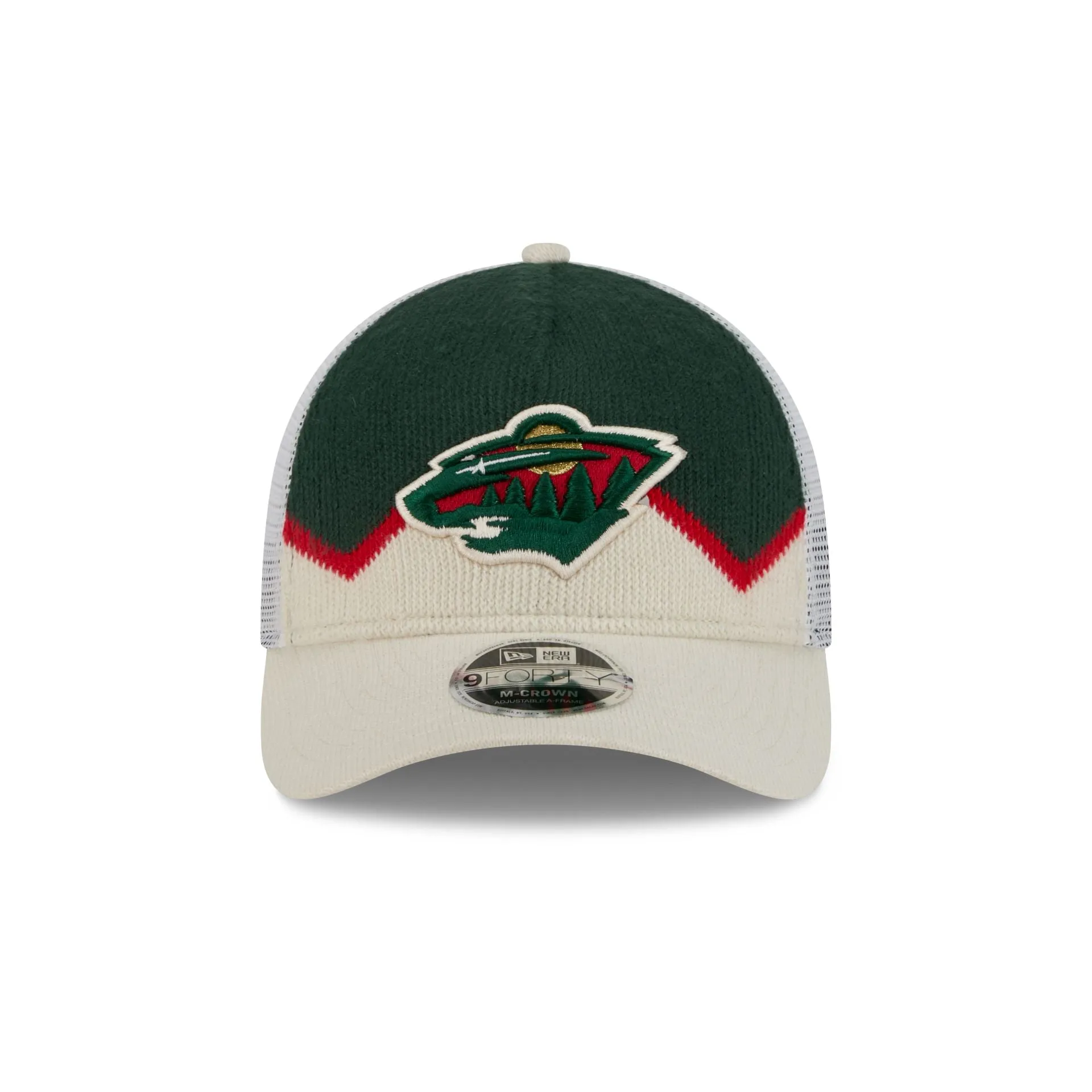 Minnesota Wild Sock 9FORTY M-Crown A-Frame Trucker Hat sold by New Era product image thumbnail 2