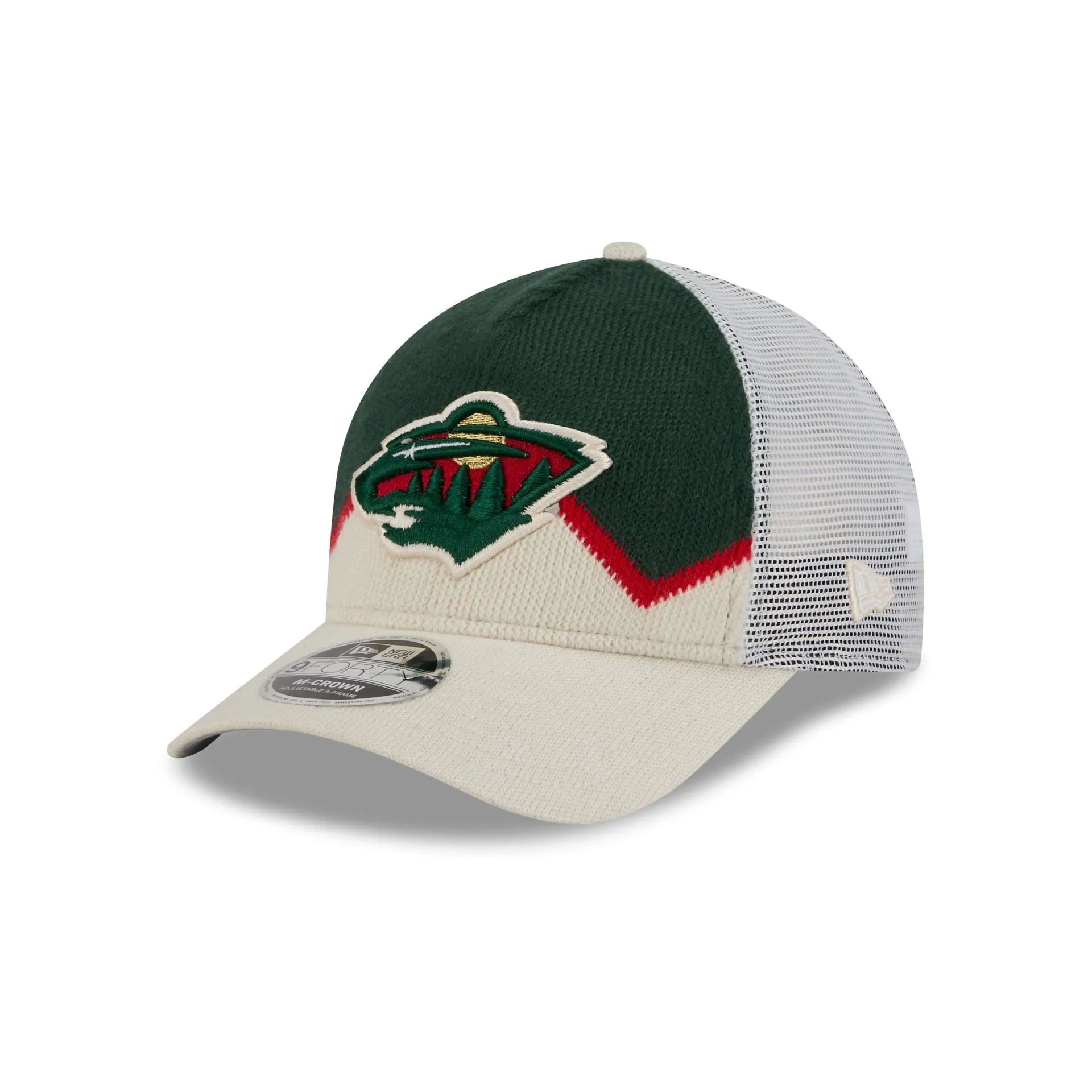 Minnesota Wild Sock 9FORTY M-Crown A-Frame Trucker Hat sold by New Era