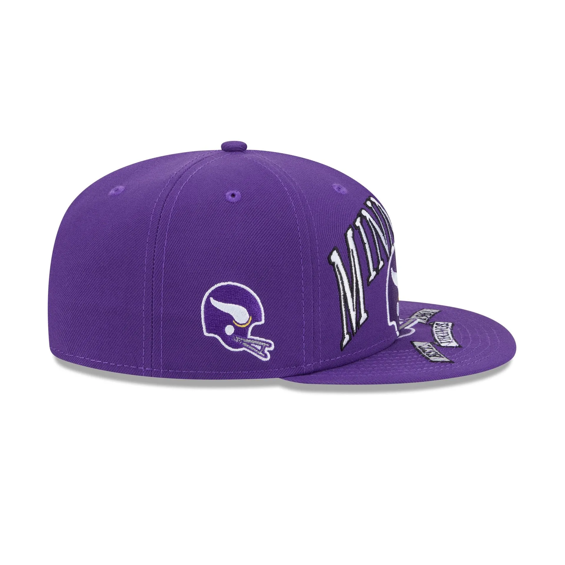Minnesota Vikings Oversized 59FIFTY Fitted Hat sold by New Era product image thumbnail 4