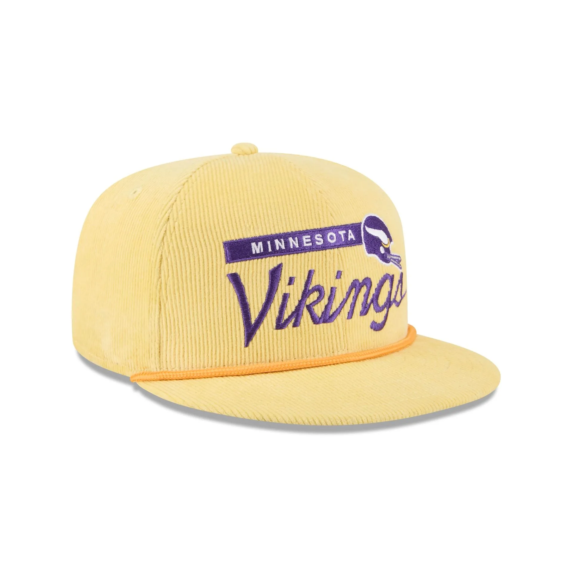 Minnesota Vikings Corduroy Rope 9FIFTY Snapback Hat sold by New Era product image thumbnail 3