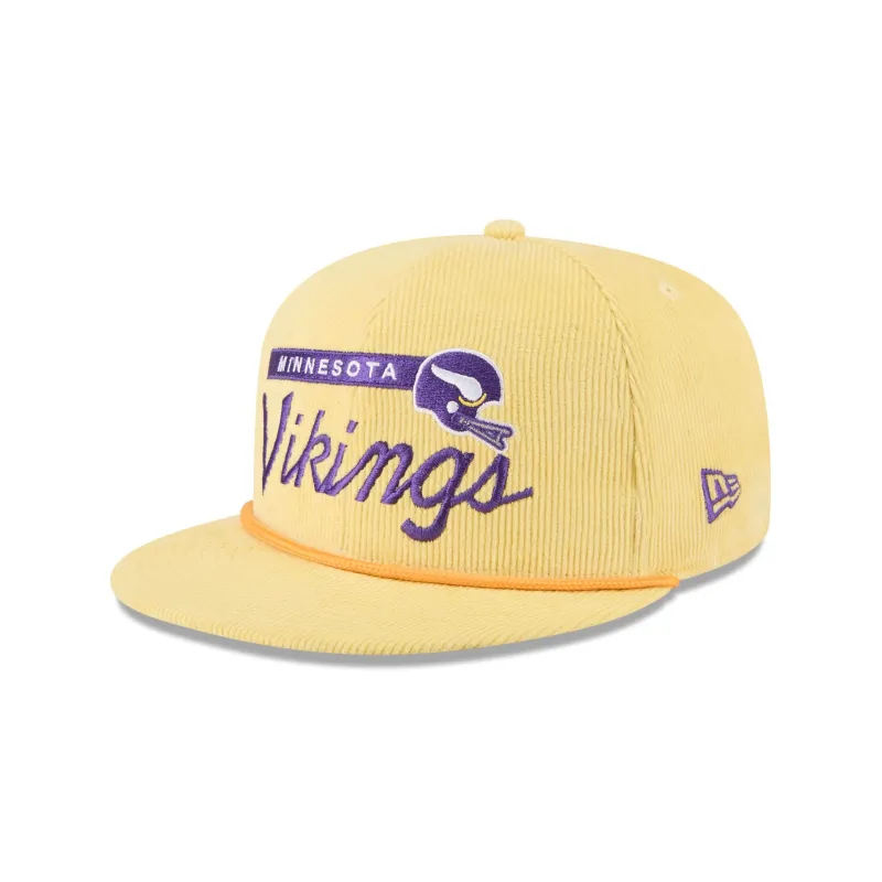 Minnesota Vikings Corduroy Rope 9FIFTY Snapback Hat sold by New Era