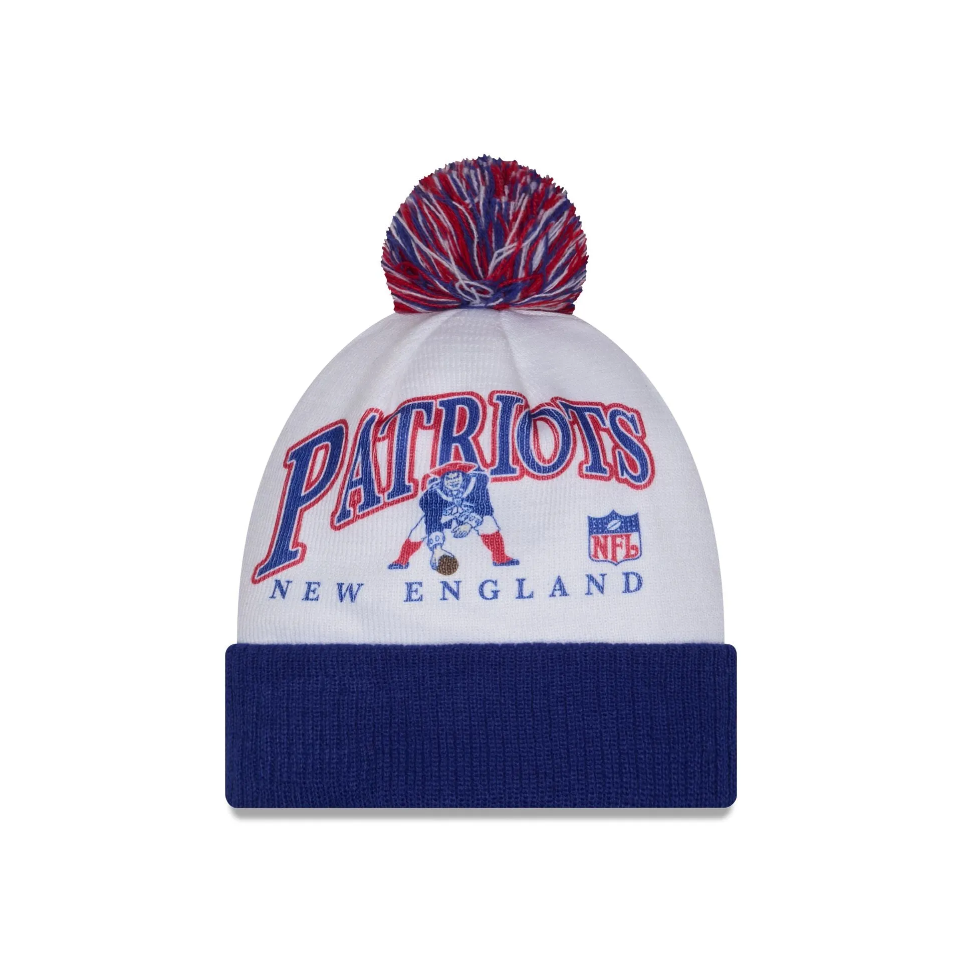 New England Patriots Spirit Pom Knit Hat sold by New Era