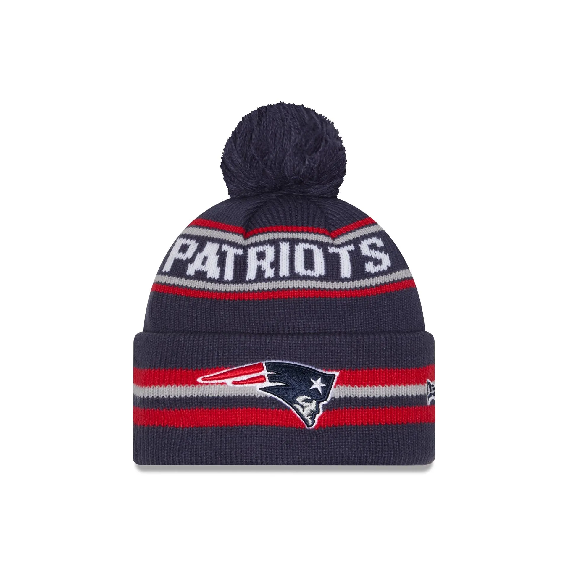 New England Patriots Classic Pom Knit Hat sold by New Era