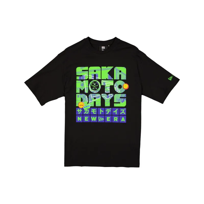 Sakamoto Days Graphic Black T-Shirt made by New Era