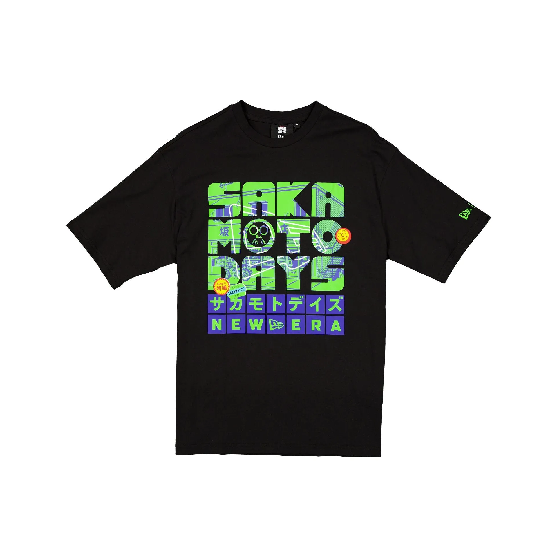 Sakamoto Days Graphic Black T-Shirt sold by New Era