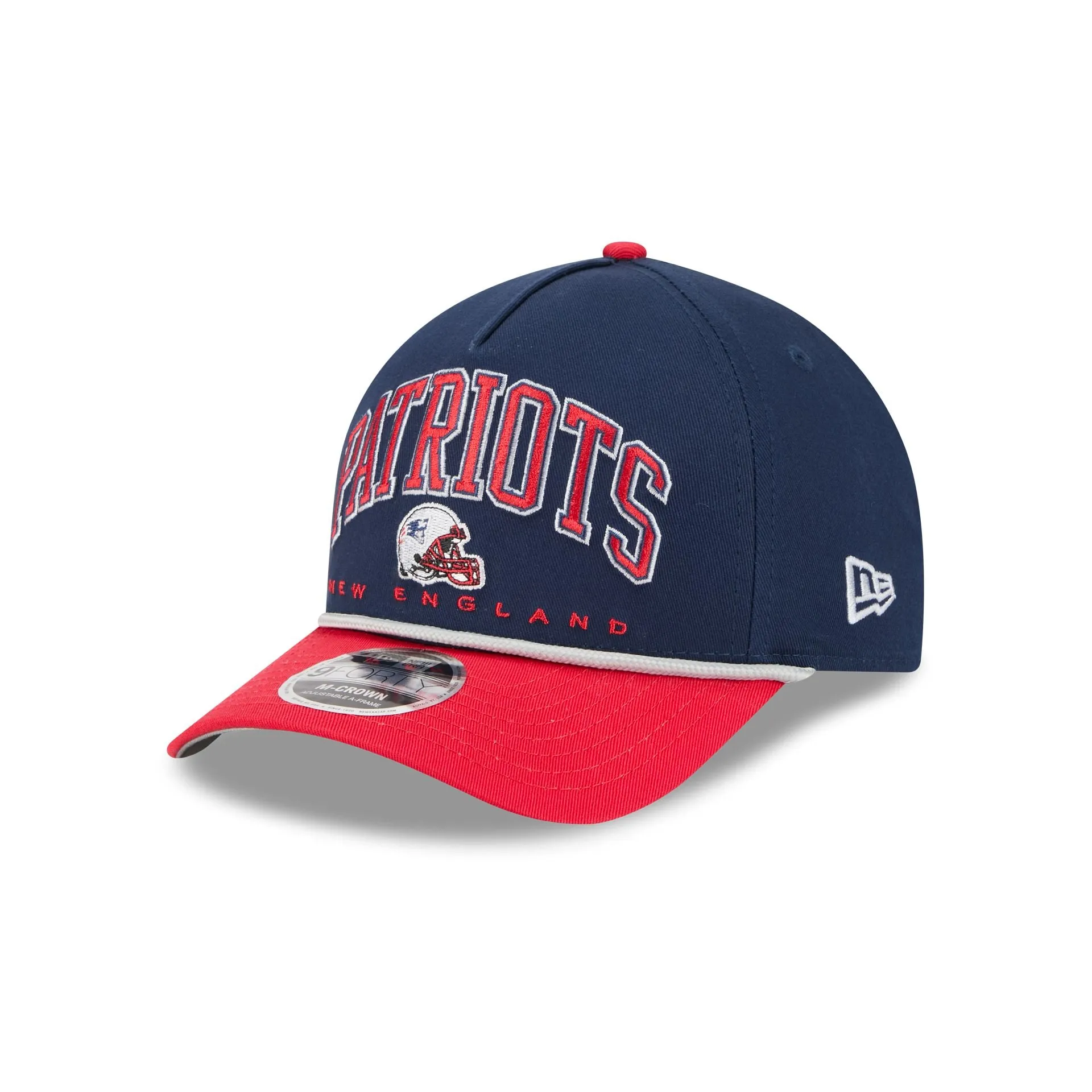 New England Patriots Arch 9FORTY M-Crown A-Frame Snapback Hat sold by New Era