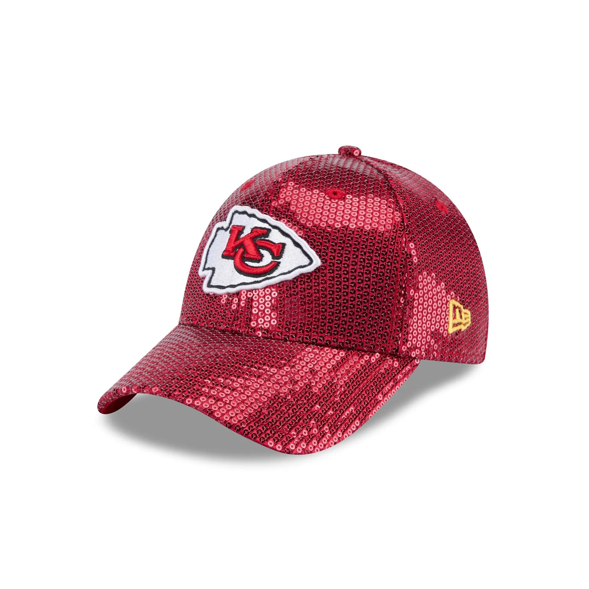 Kansas City Chiefs Sequin Women's 9FORTY Adjustable Hat sold by New Era