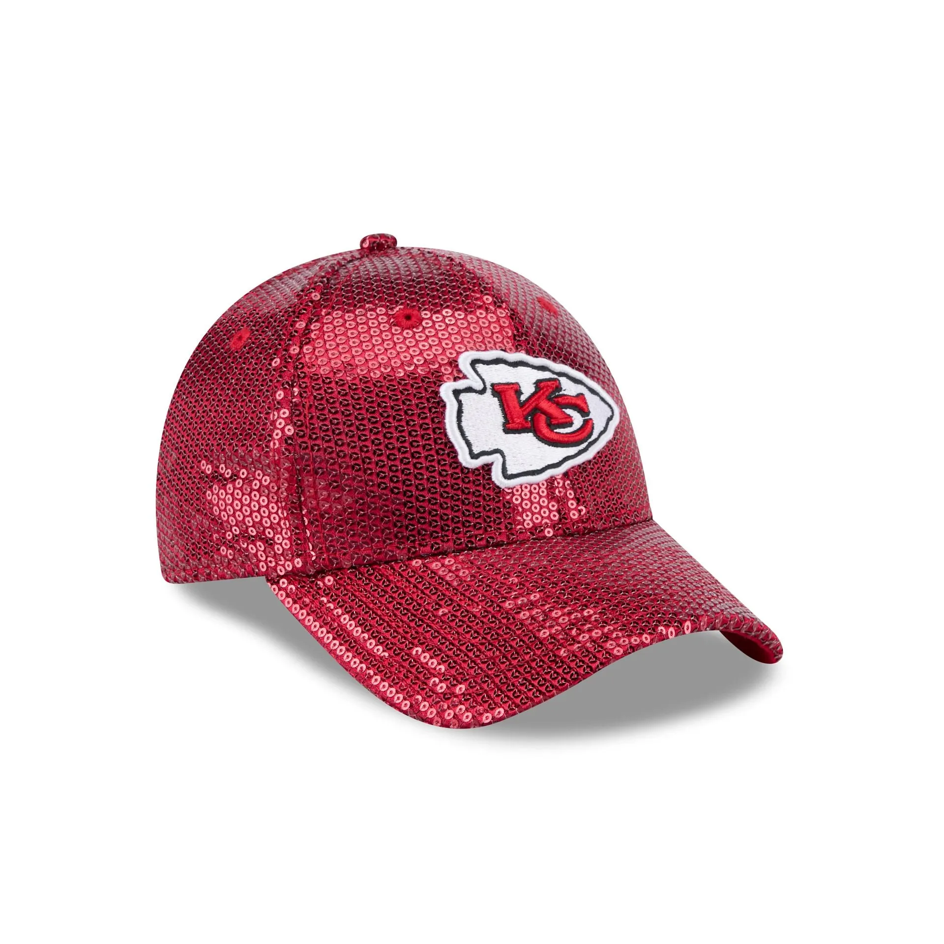 Kansas City Chiefs Sequin Women's 9FORTY Adjustable Hat sold by New Era product image thumbnail 3