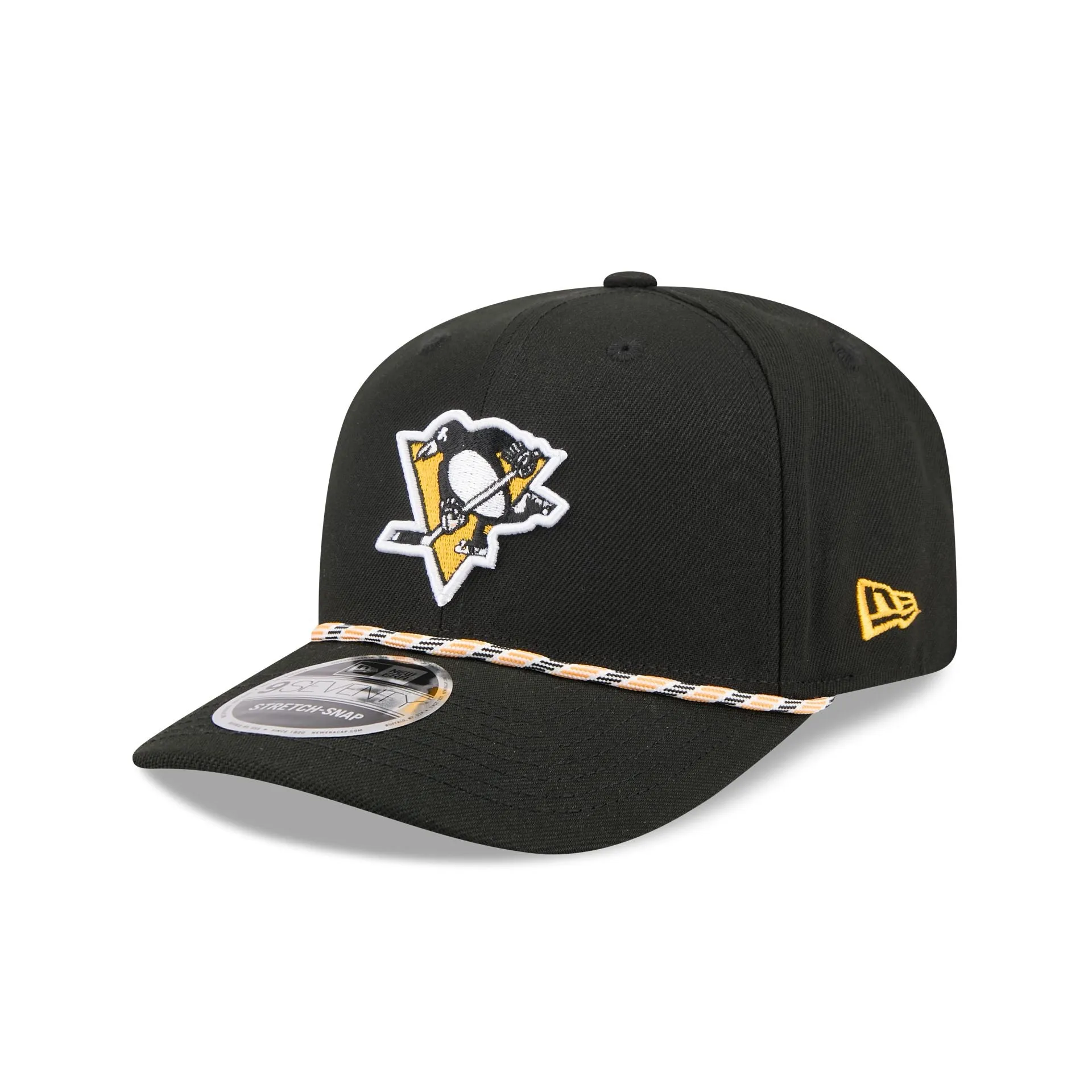 Pittsburgh Penguins Multicolor Rope 9SEVENTY Stretch-Snap Hat sold by New Era