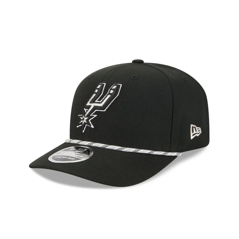 San Antonio Spurs Multicolor Rope 9SEVENTY Stretch-Snap Hat sold by New Era