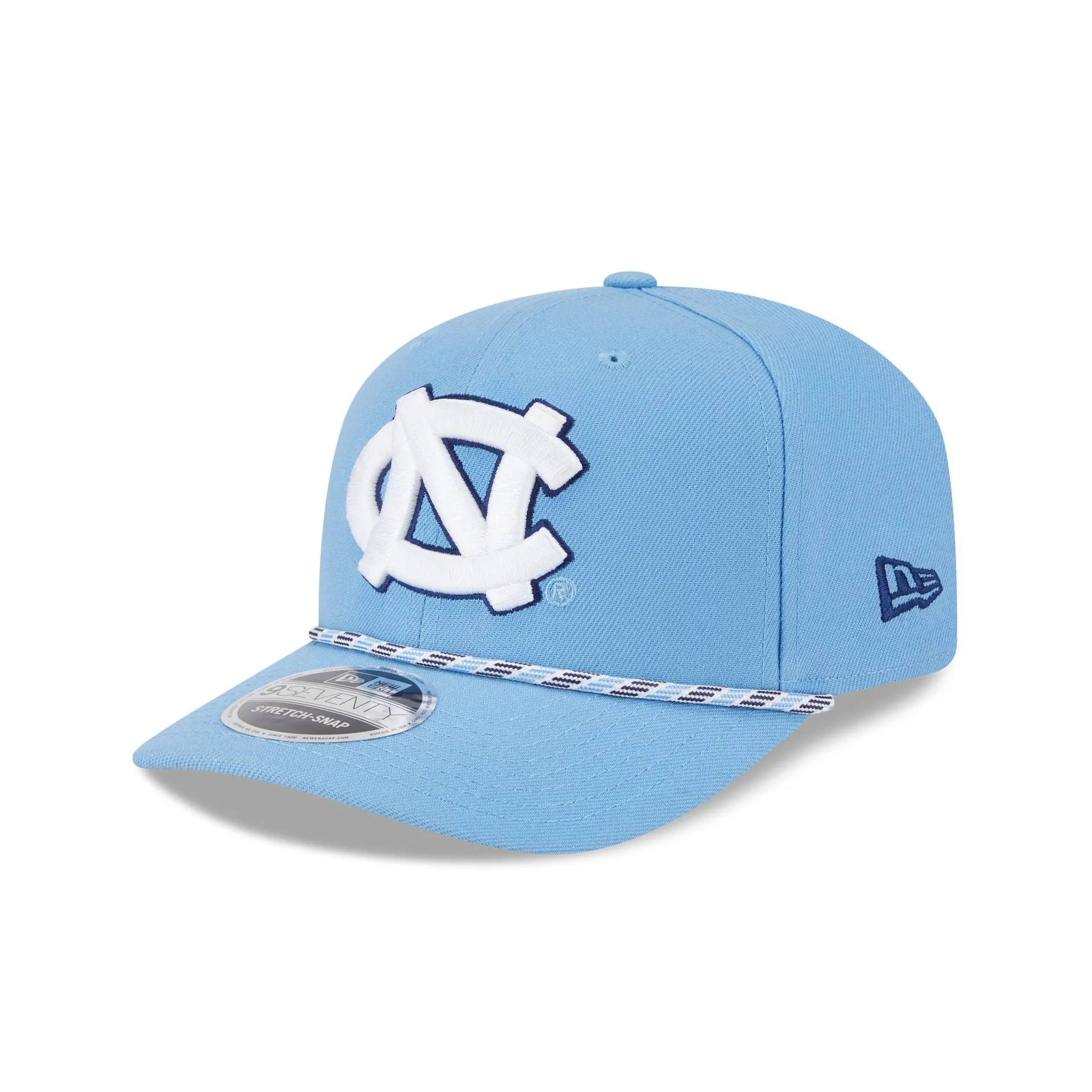 North Carolina Tar Heels Multicolor Rope 9SEVENTY Stretch-Snap Hat sold by New Era