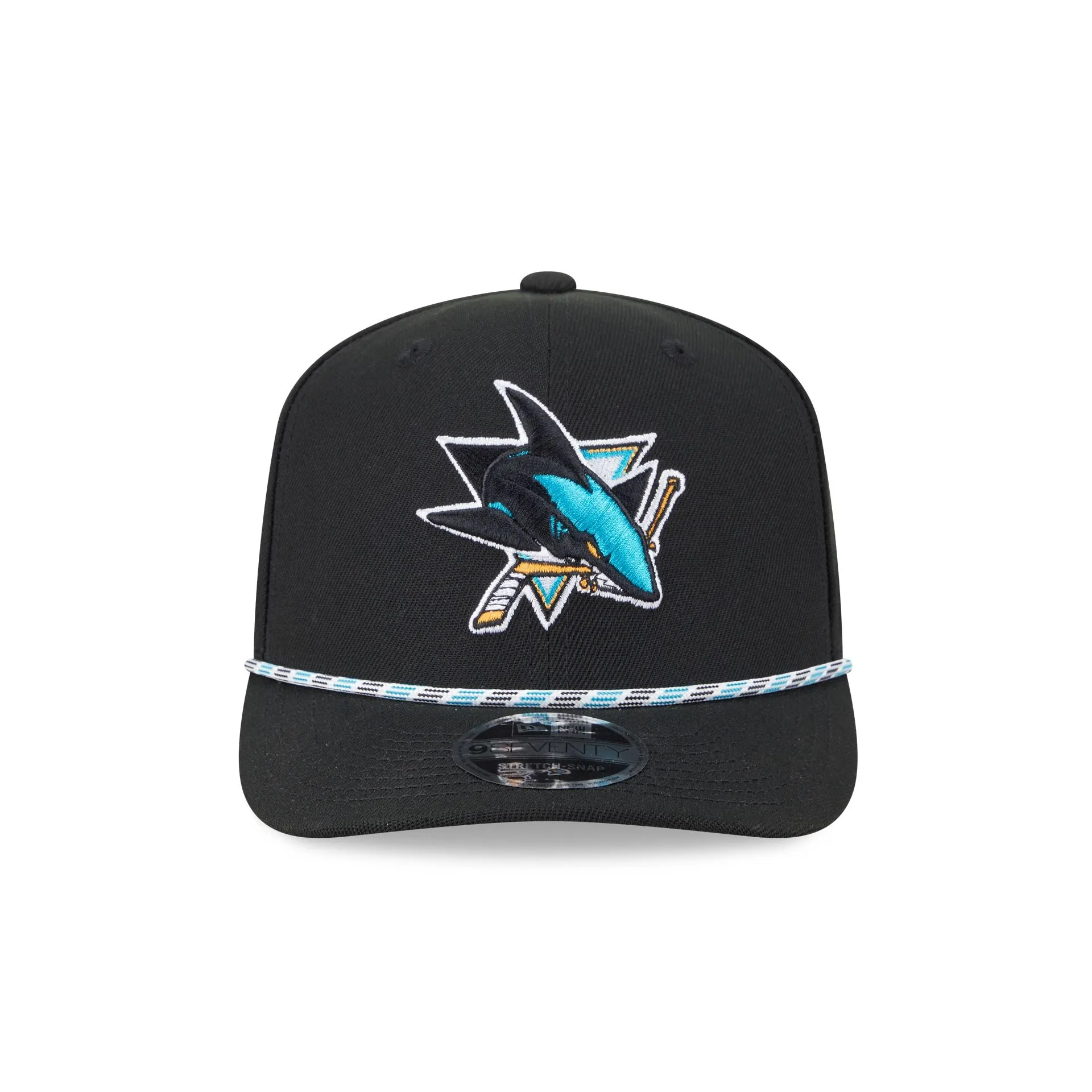 San Jose Sharks Multicolor Rope 9SEVENTY Stretch-Snap Hat sold by New Era product image thumbnail 2