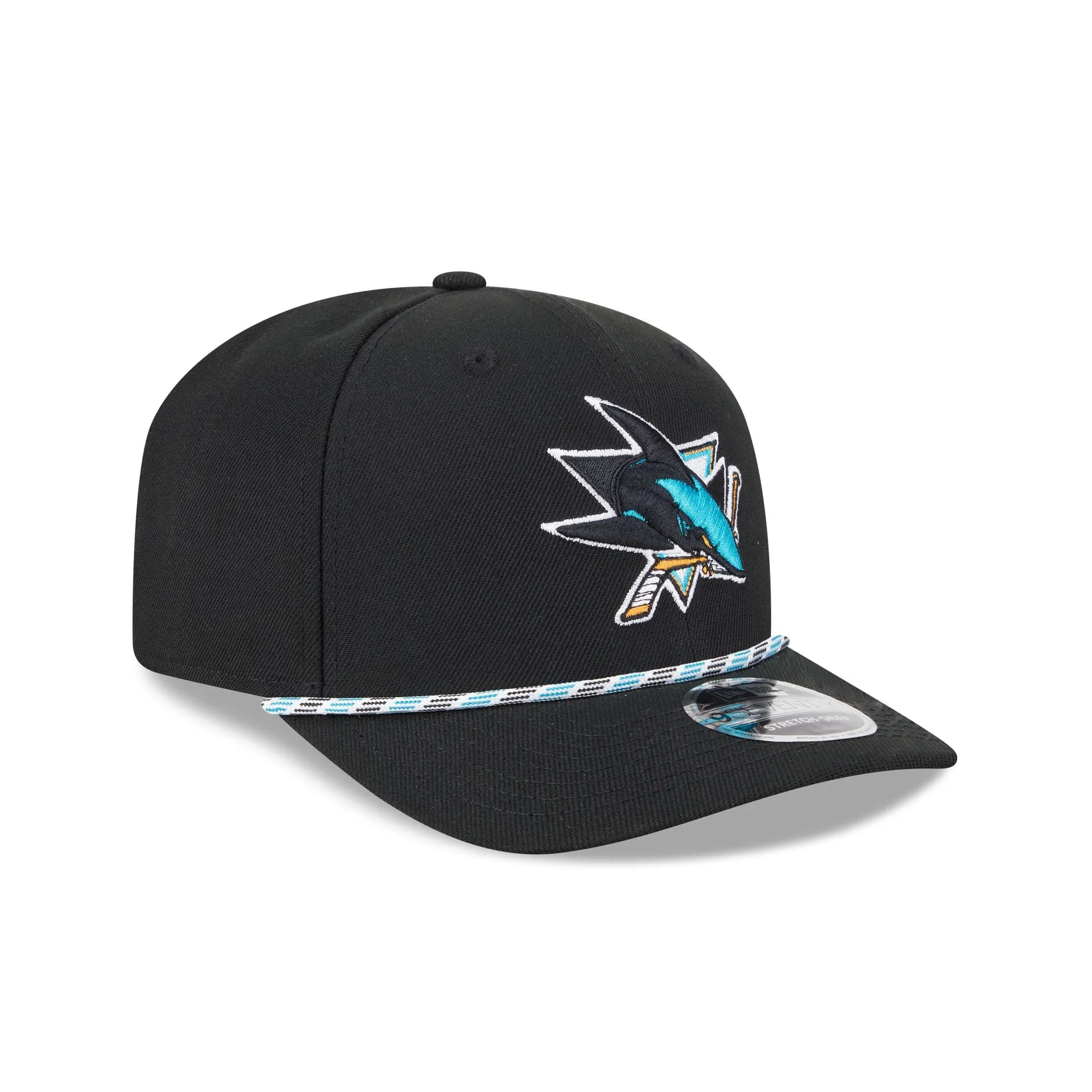 San Jose Sharks Multicolor Rope 9SEVENTY Stretch-Snap Hat sold by New Era product image thumbnail 3