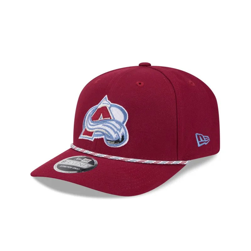 Colorado Avalanche Multicolor Rope 9SEVENTY Stretch-Snap Hat sold by New Era
