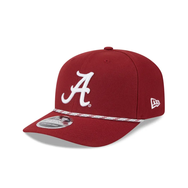 Alabama Crimson Tide Multicolor Rope 9SEVENTY Stretch-Snap Hat sold by New Era