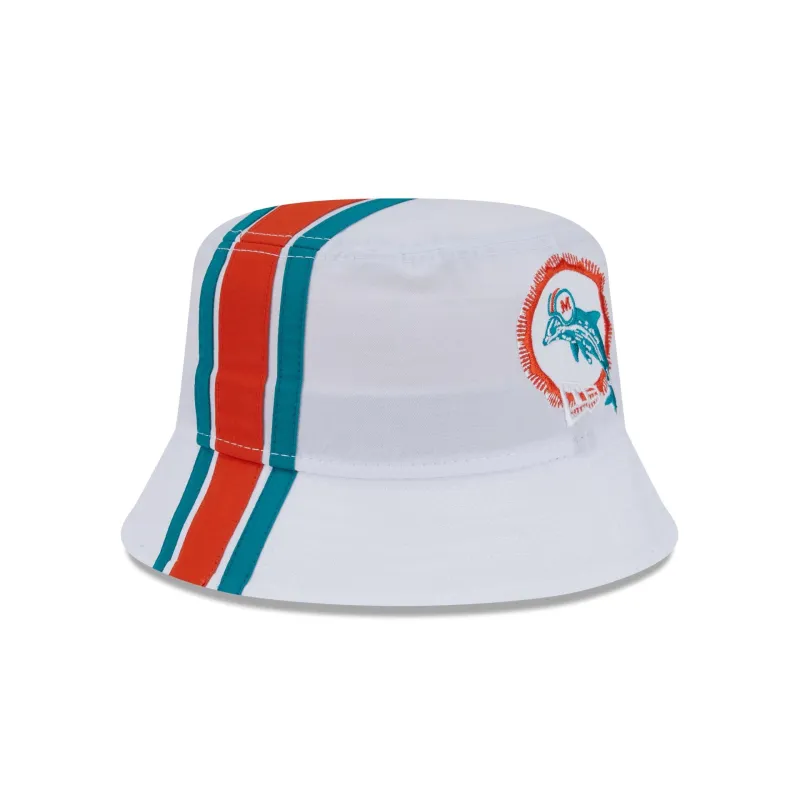 Miami Dolphins Historic Helmet Bucket Hat sold by New Era