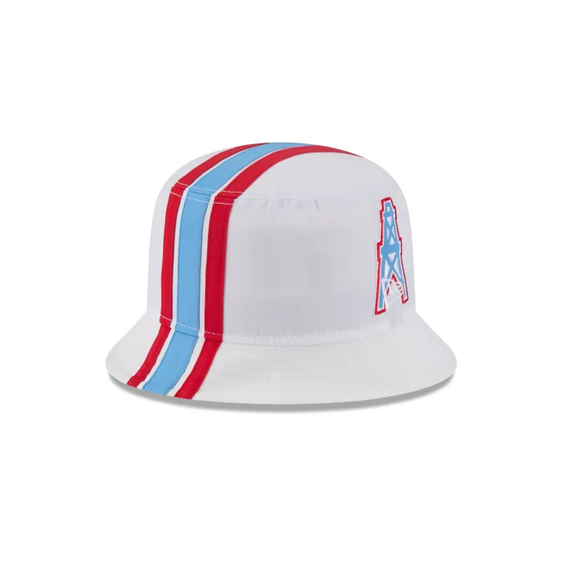 Oilers Historic Helmet Bucket Hat sold by New Era