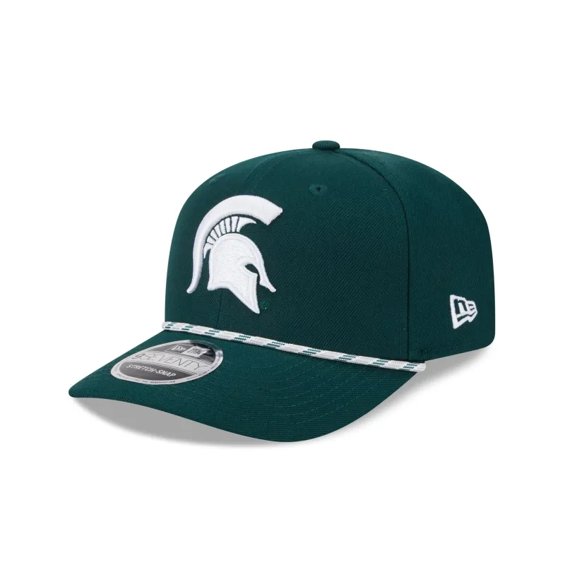 Michigan State Spartans Multicolor Rope 9SEVENTY Stretch-Snap Hat sold by New Era