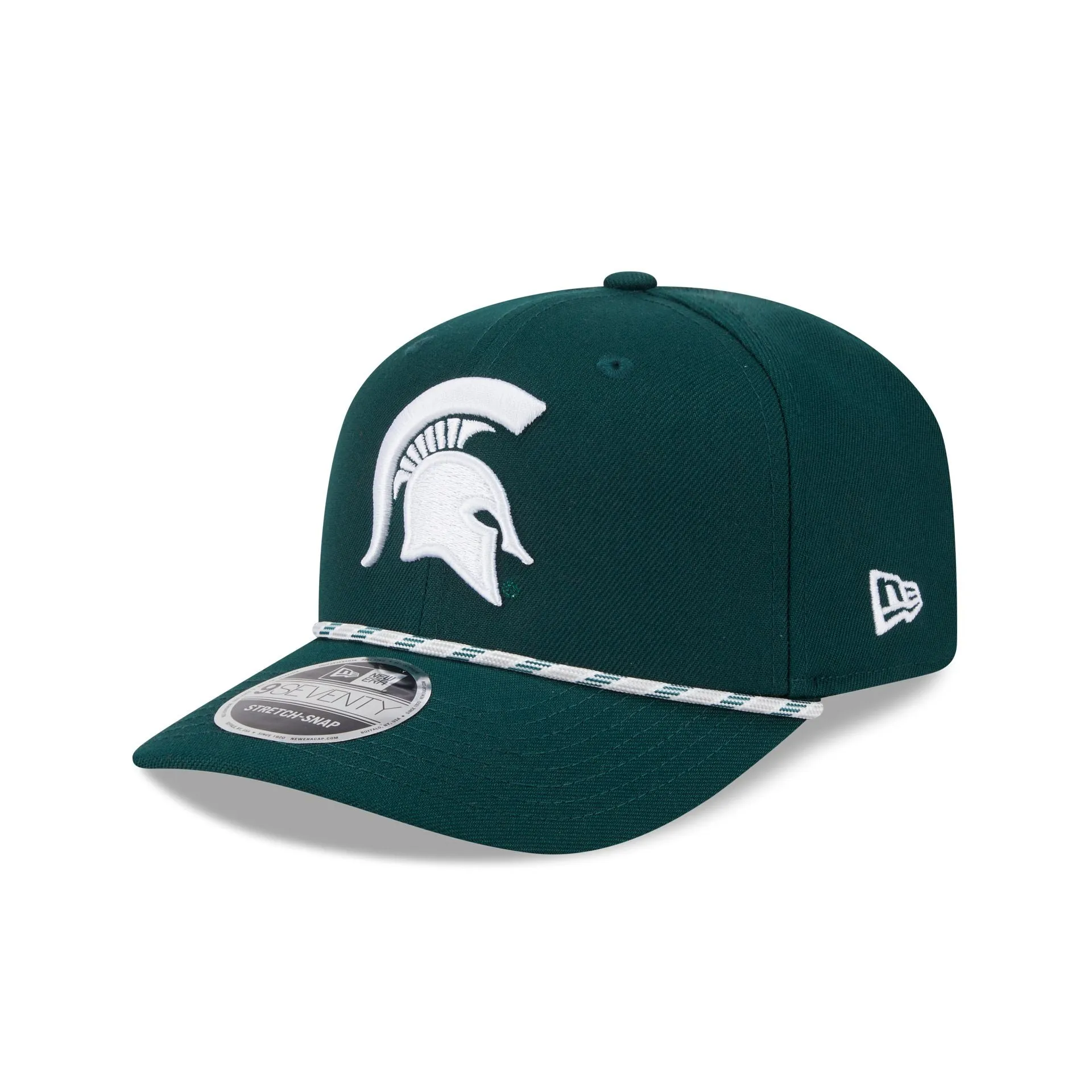 Michigan State Spartans Multicolor Rope 9SEVENTY Stretch-Snap Hat sold by New Era
