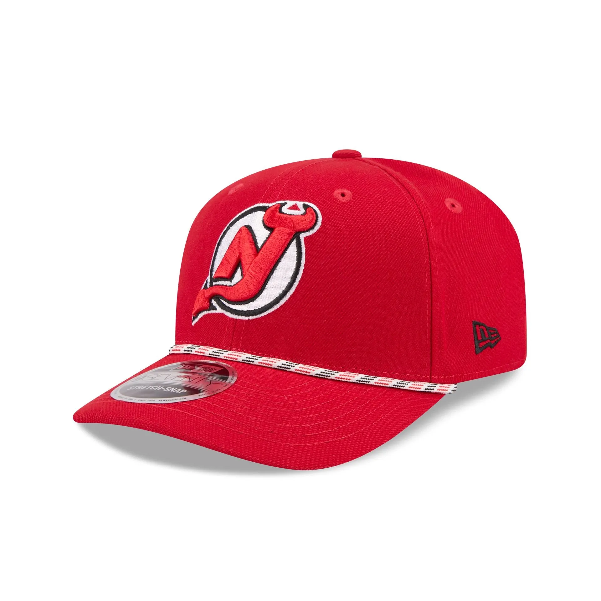 New Jersey Devils Multicolor Rope 9SEVENTY Stretch-Snap Hat sold by New Era