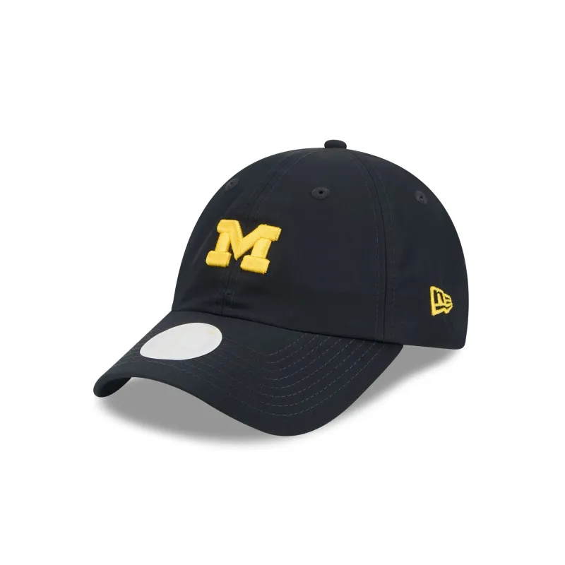 Michigan Wolverines Women's Open Back Ponytail Hat sold by New Era