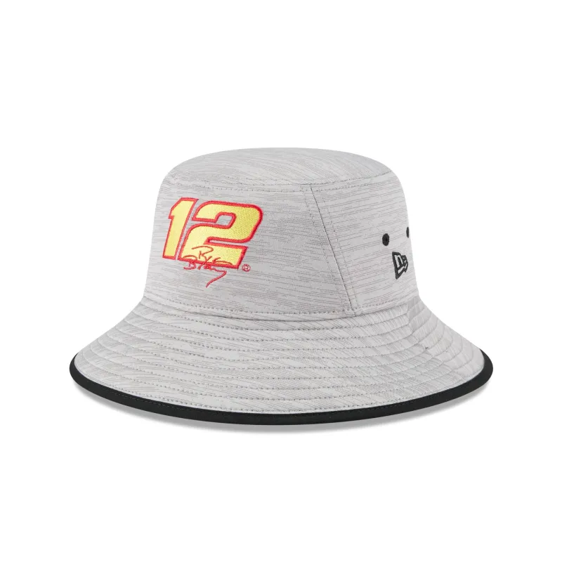Team Penske Ryan Blaney Heathered Stretch Bucket Hat sold by New Era
