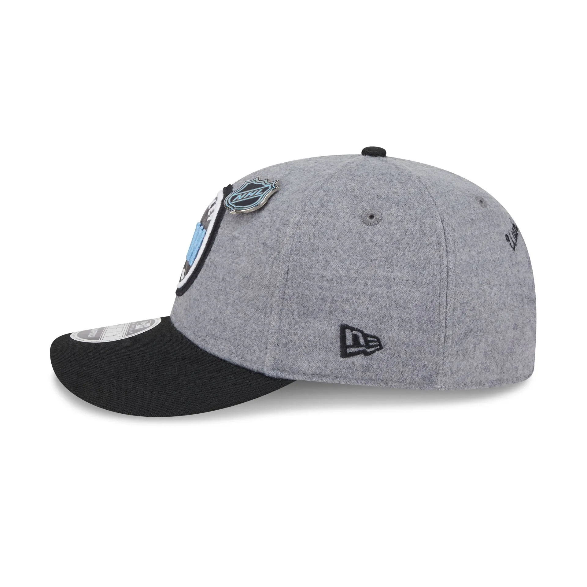 Utah Mammoth Heather Gray Wool Low Profile 9FIFTY Snapback Hat sold by New Era product image thumbnail 5