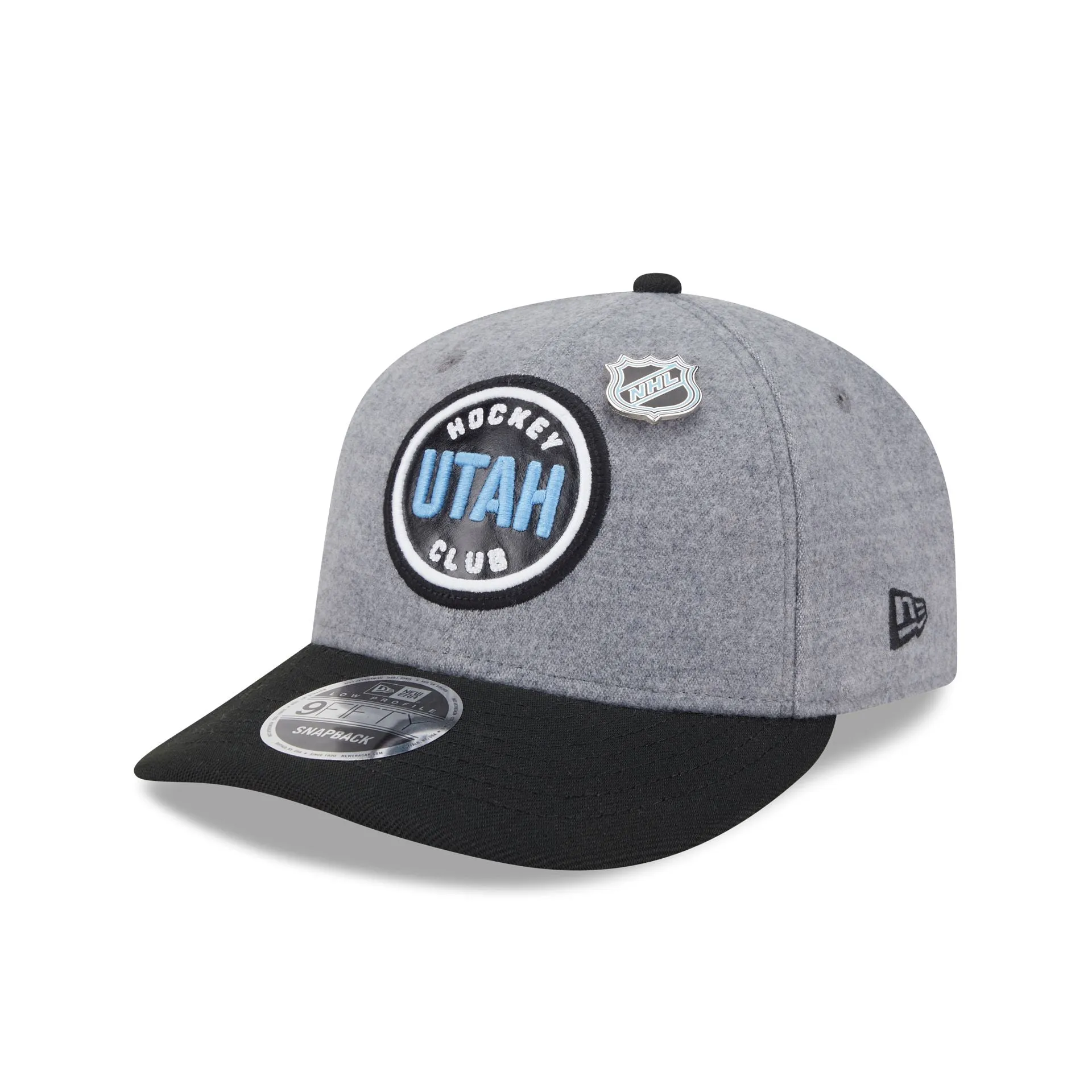 Utah Mammoth Heather Gray Wool Low Profile 9FIFTY Snapback Hat sold by New Era product image thumbnail 3