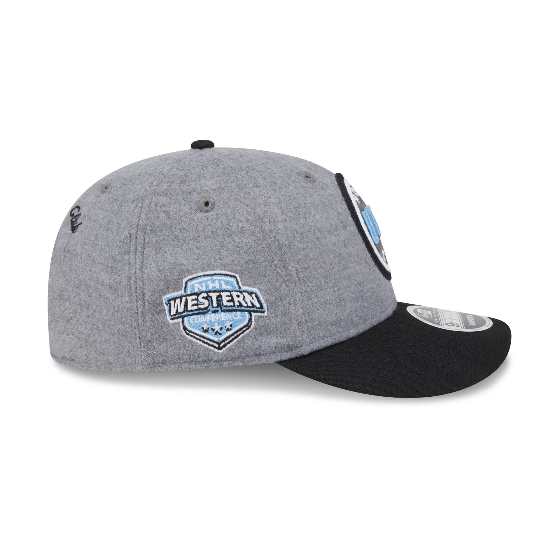 Utah Mammoth Heather Gray Wool Low Profile 9FIFTY Snapback Hat sold by New Era product image thumbnail 4