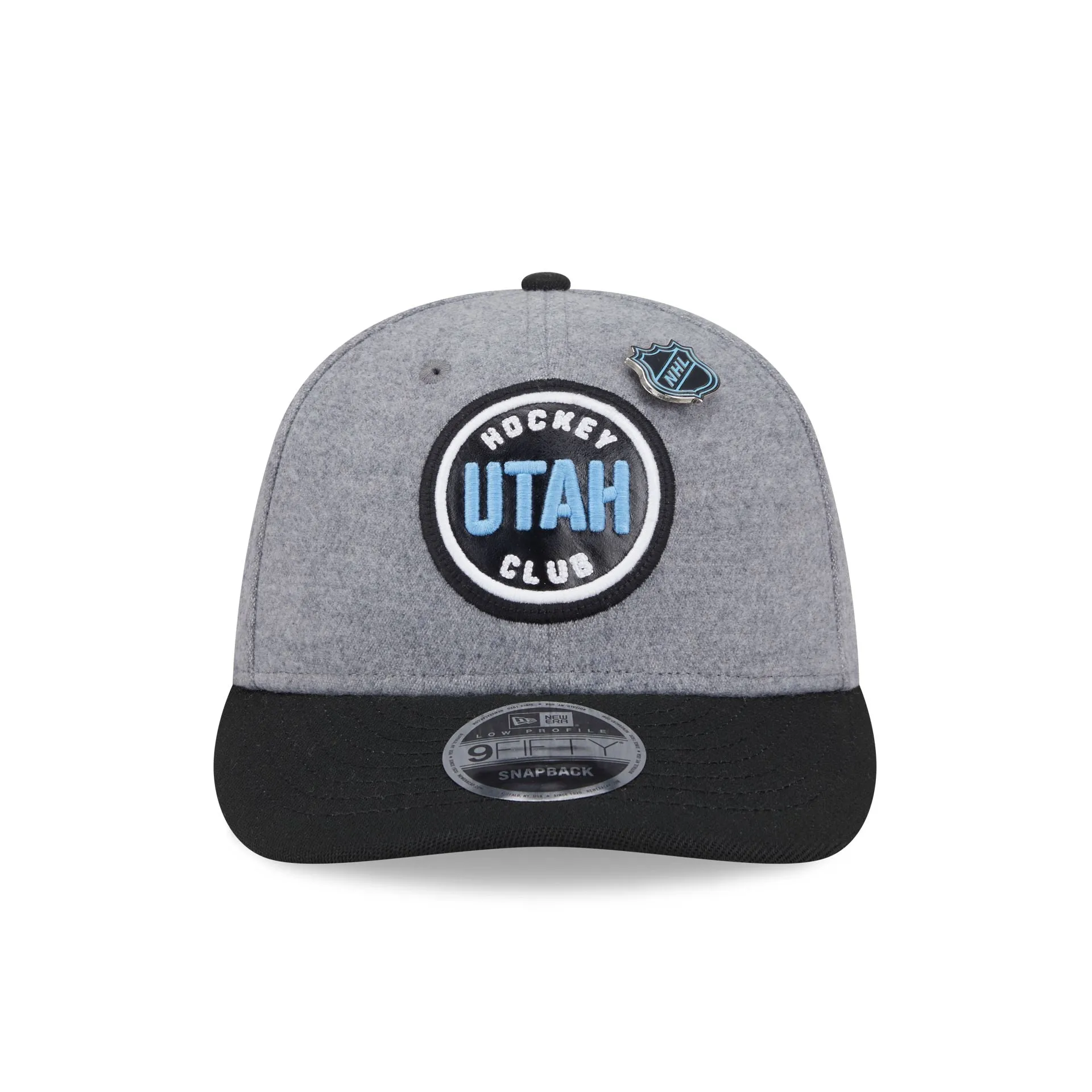 Utah Mammoth Heather Gray Wool Low Profile 9FIFTY Snapback Hat sold by New Era product image thumbnail 2