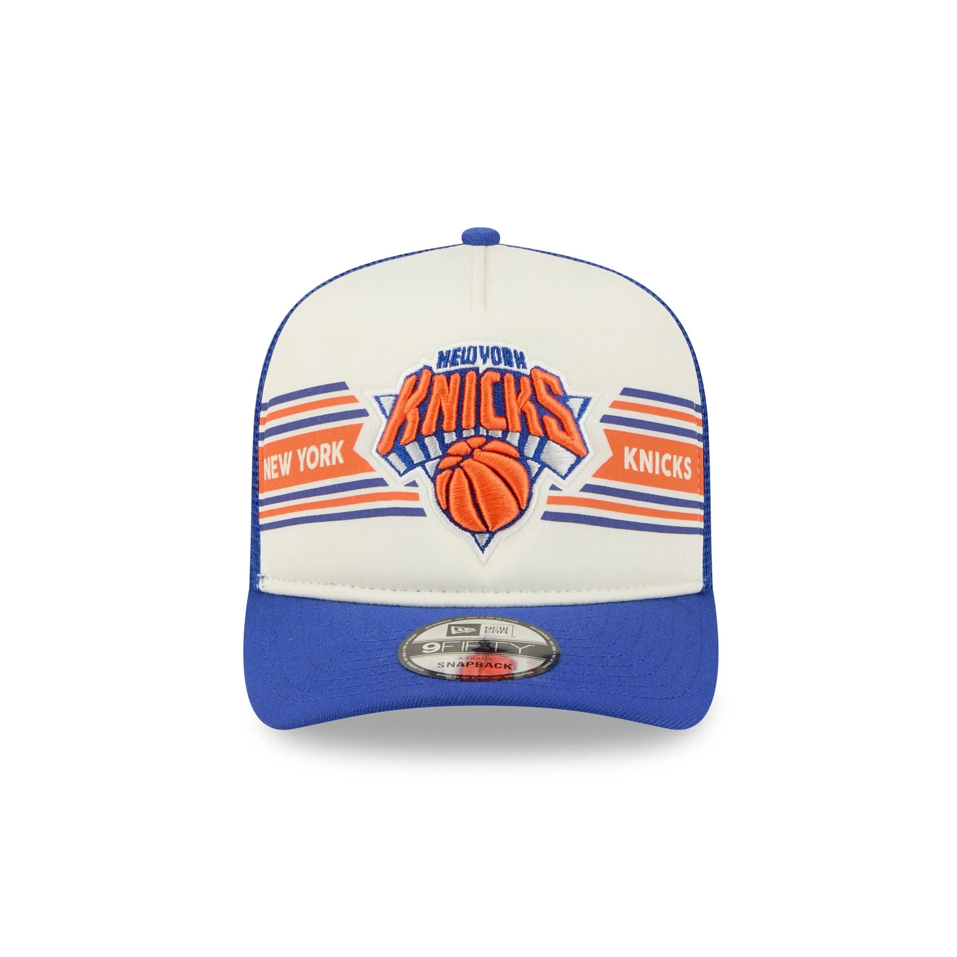 New York Knicks Banner 9FIFTY A-Frame Trucker Hat sold by New Era product image thumbnail 2