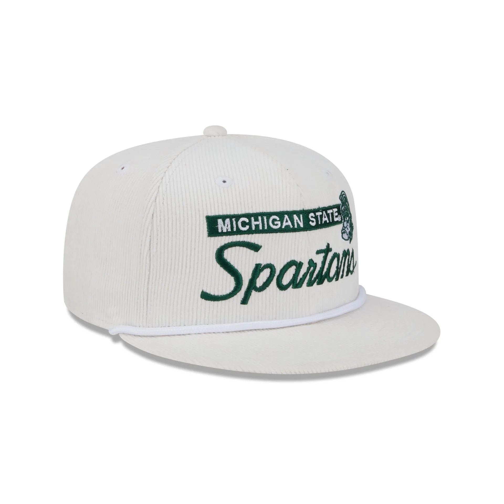 Michigan State Spartans College Vault Corduroy Rope 9FIFTY Snapback Hat sold by New Era product image thumbnail 3