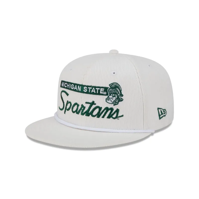 Michigan State Spartans College Vault Corduroy Rope 9FIFTY Snapback Hat sold by New Era