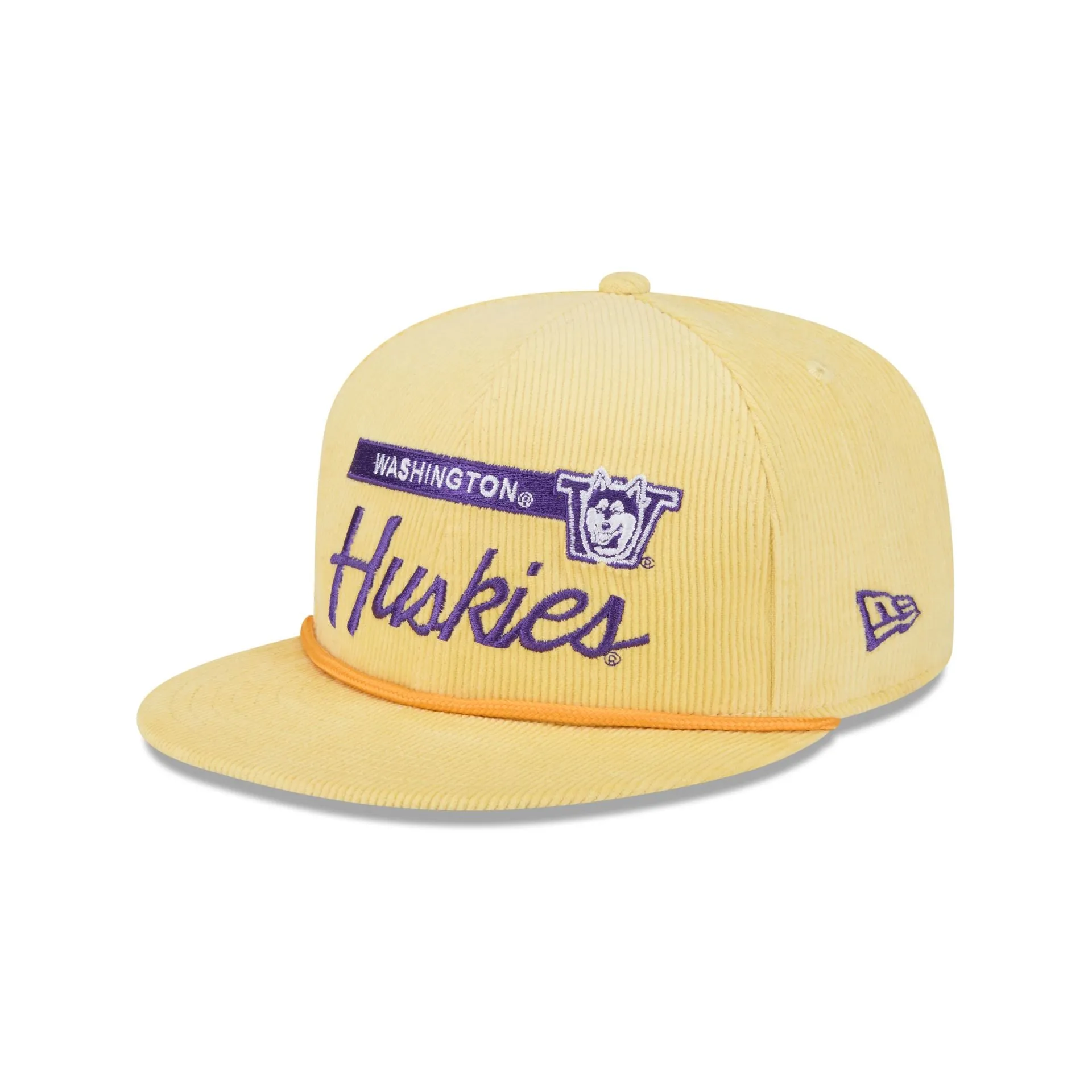 Washington Huskies College Vault Corduroy Rope 9FIFTY Snapback Hat sold by New Era