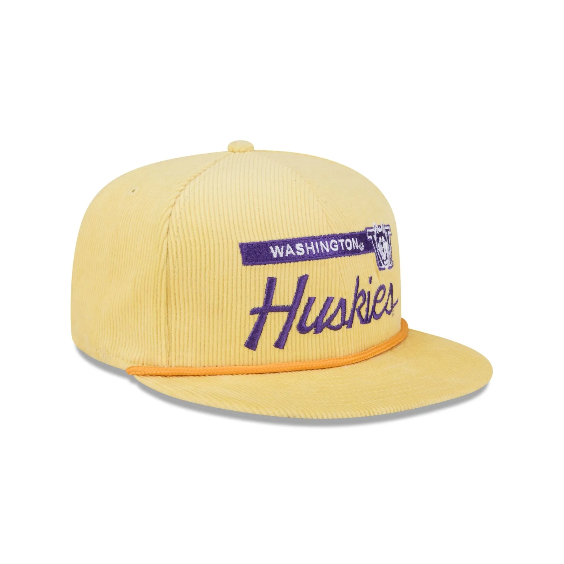 Washington Huskies College Vault Corduroy Rope 9FIFTY Snapback Hat sold by New Era product image thumbnail 3