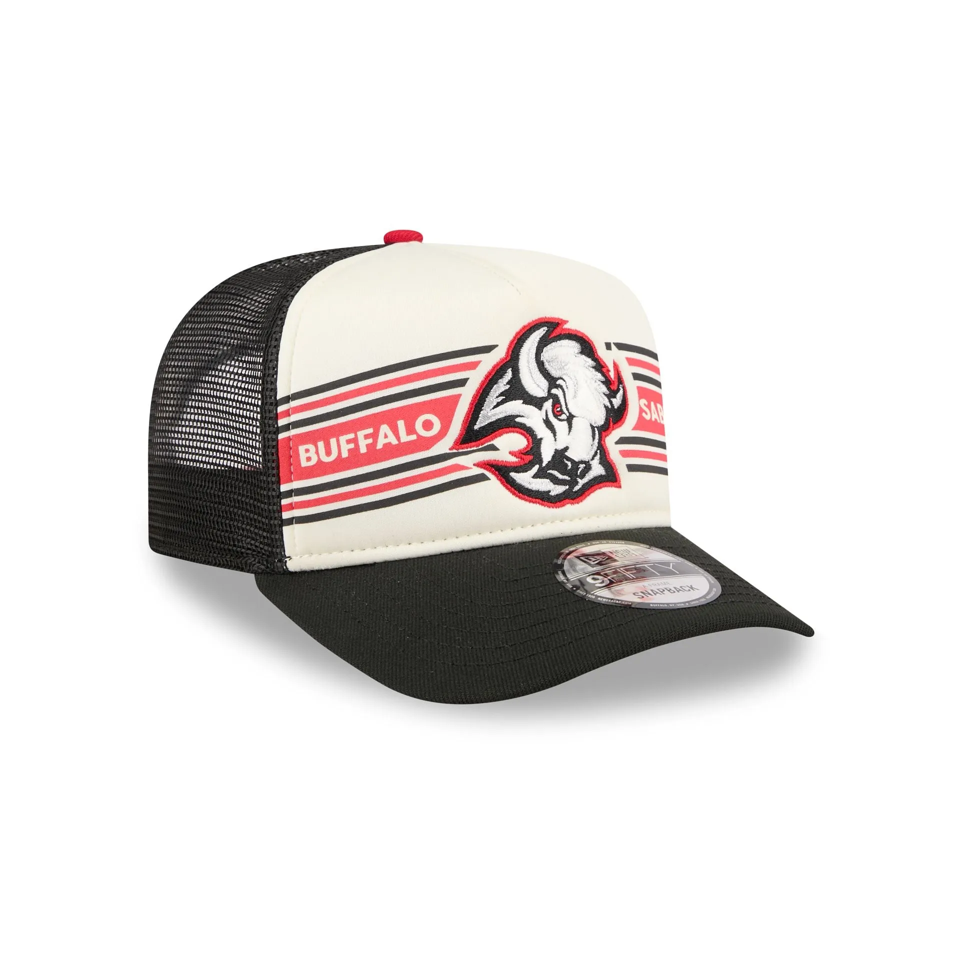 Buffalo Sabres Alternate Banner 9FIFTY A-Frame Trucker Hat sold by New Era product image thumbnail 3