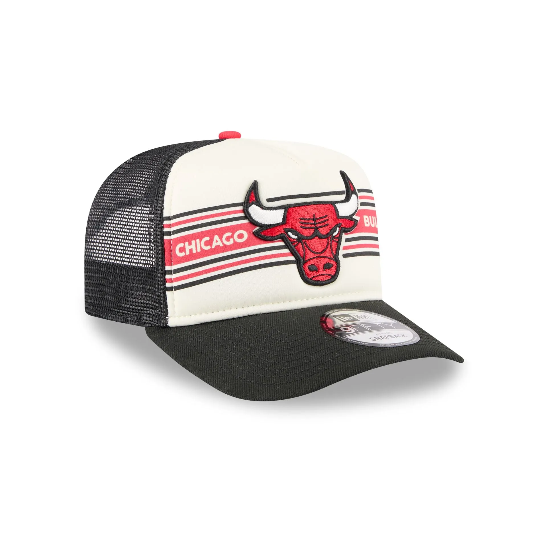 Chicago Bulls Banner 9FIFTY A-Frame Trucker Hat sold by New Era product image thumbnail 3
