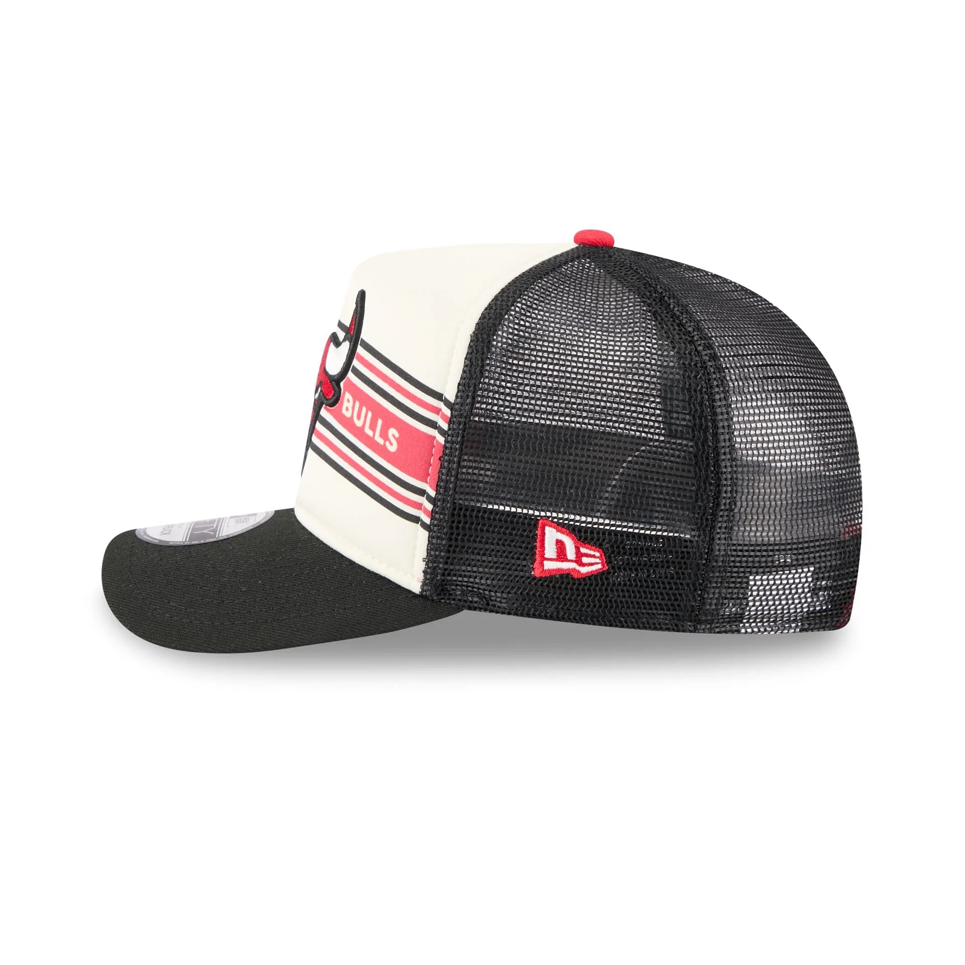Chicago Bulls Banner 9FIFTY A-Frame Trucker Hat sold by New Era product image thumbnail 4