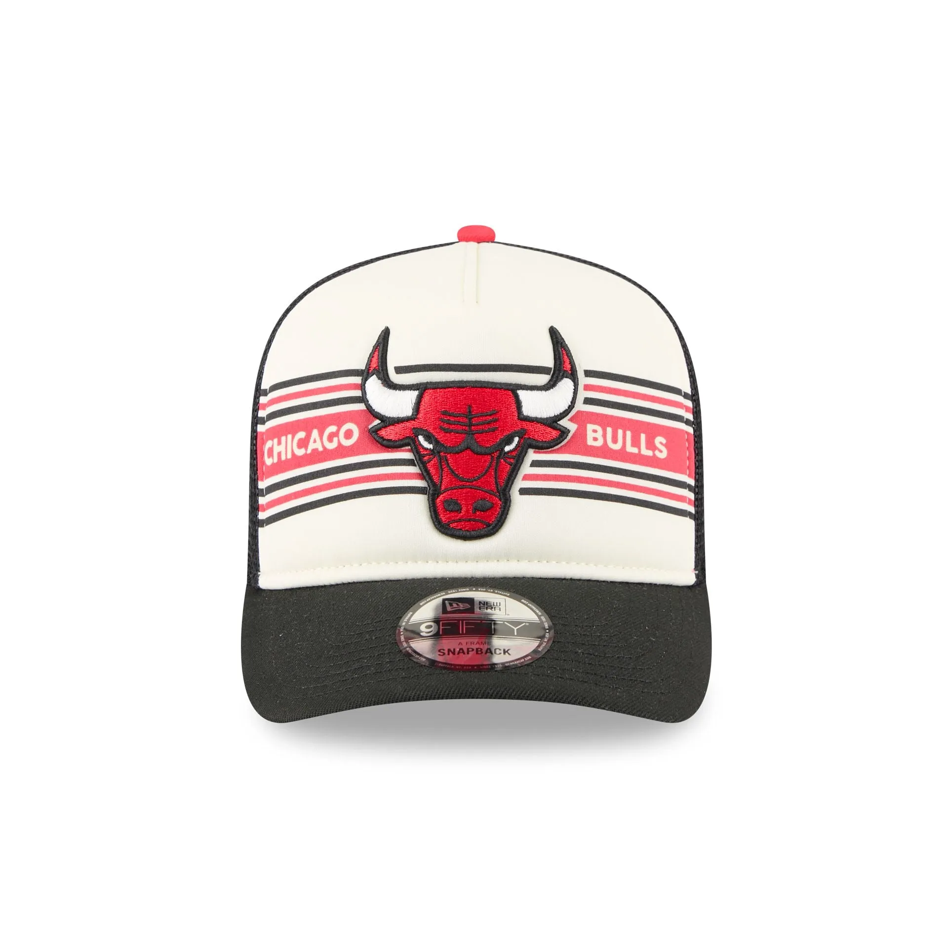 Chicago Bulls Banner 9FIFTY A-Frame Trucker Hat sold by New Era product image thumbnail 2