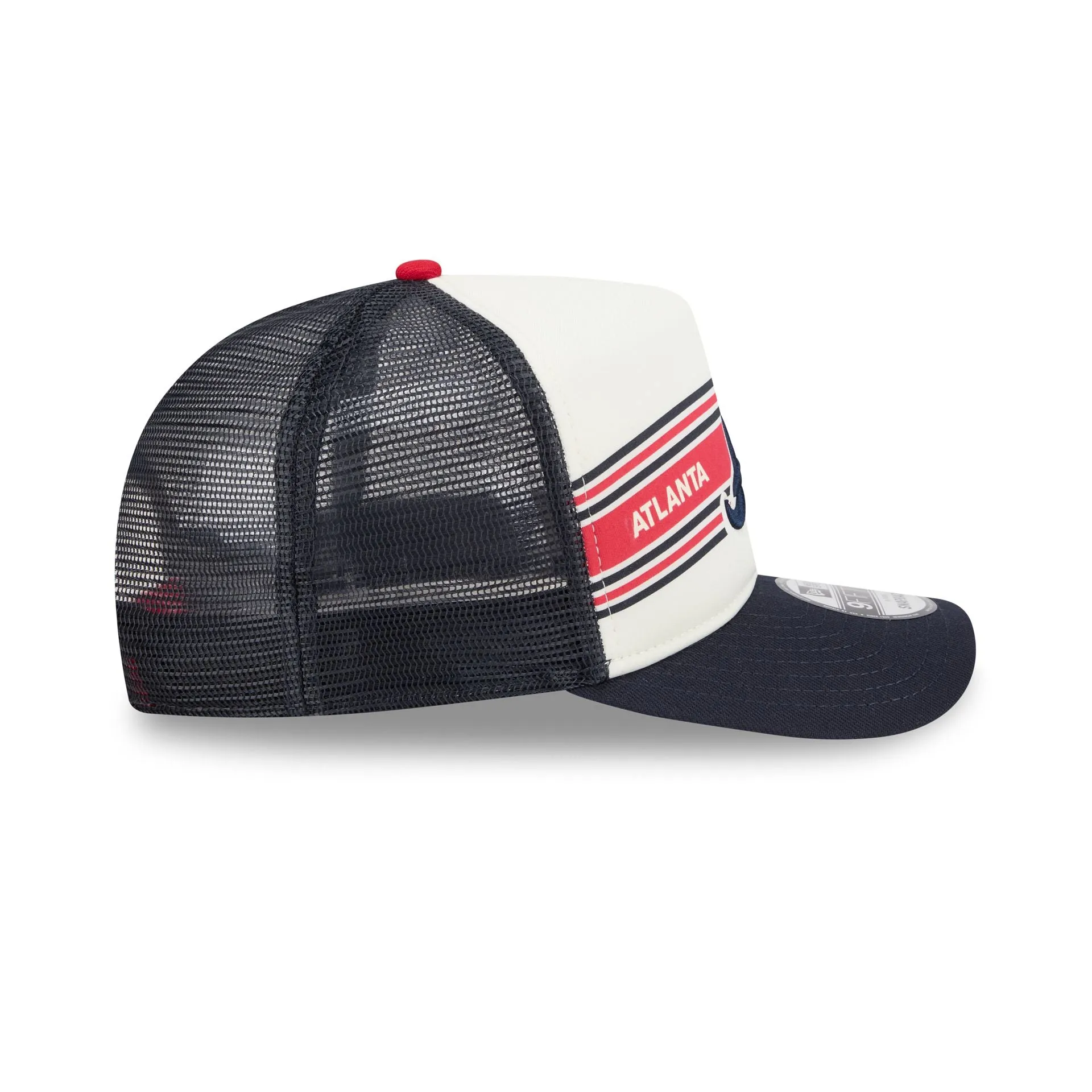 Atlanta Braves Banner 9FIFTY A-Frame Trucker Hat sold by New Era product image thumbnail 5