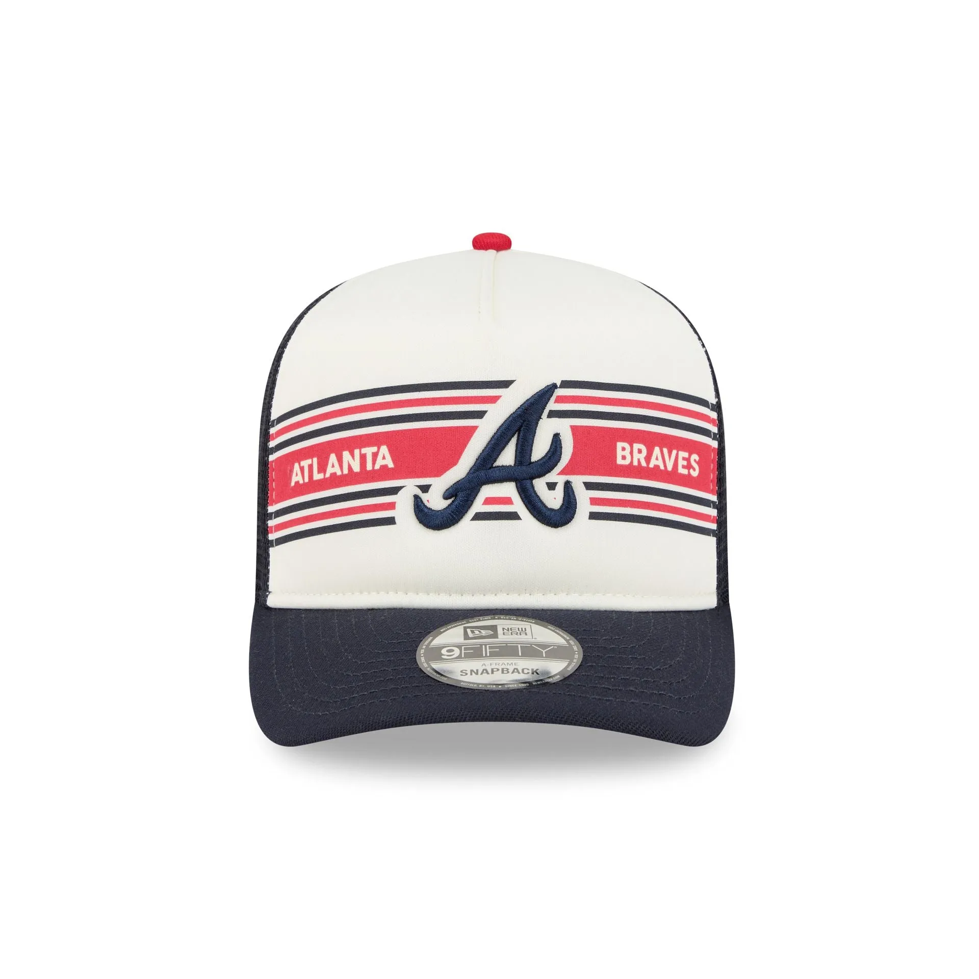 Atlanta Braves Banner 9FIFTY A-Frame Trucker Hat sold by New Era product image thumbnail 2