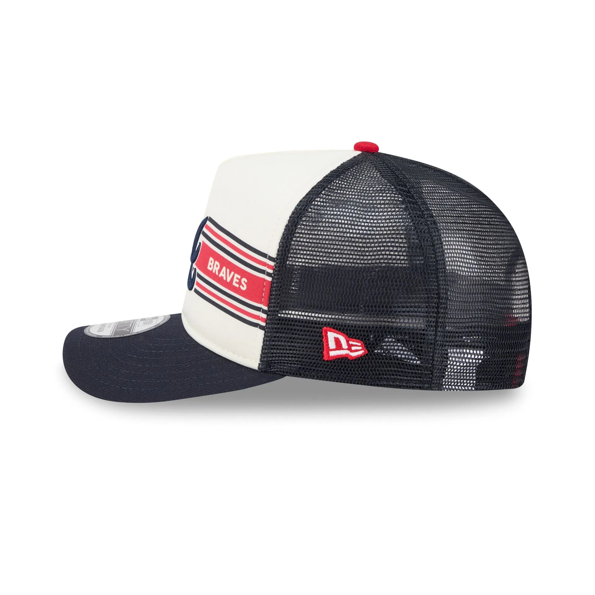 Atlanta Braves Banner 9FIFTY A-Frame Trucker Hat sold by New Era product image thumbnail 4