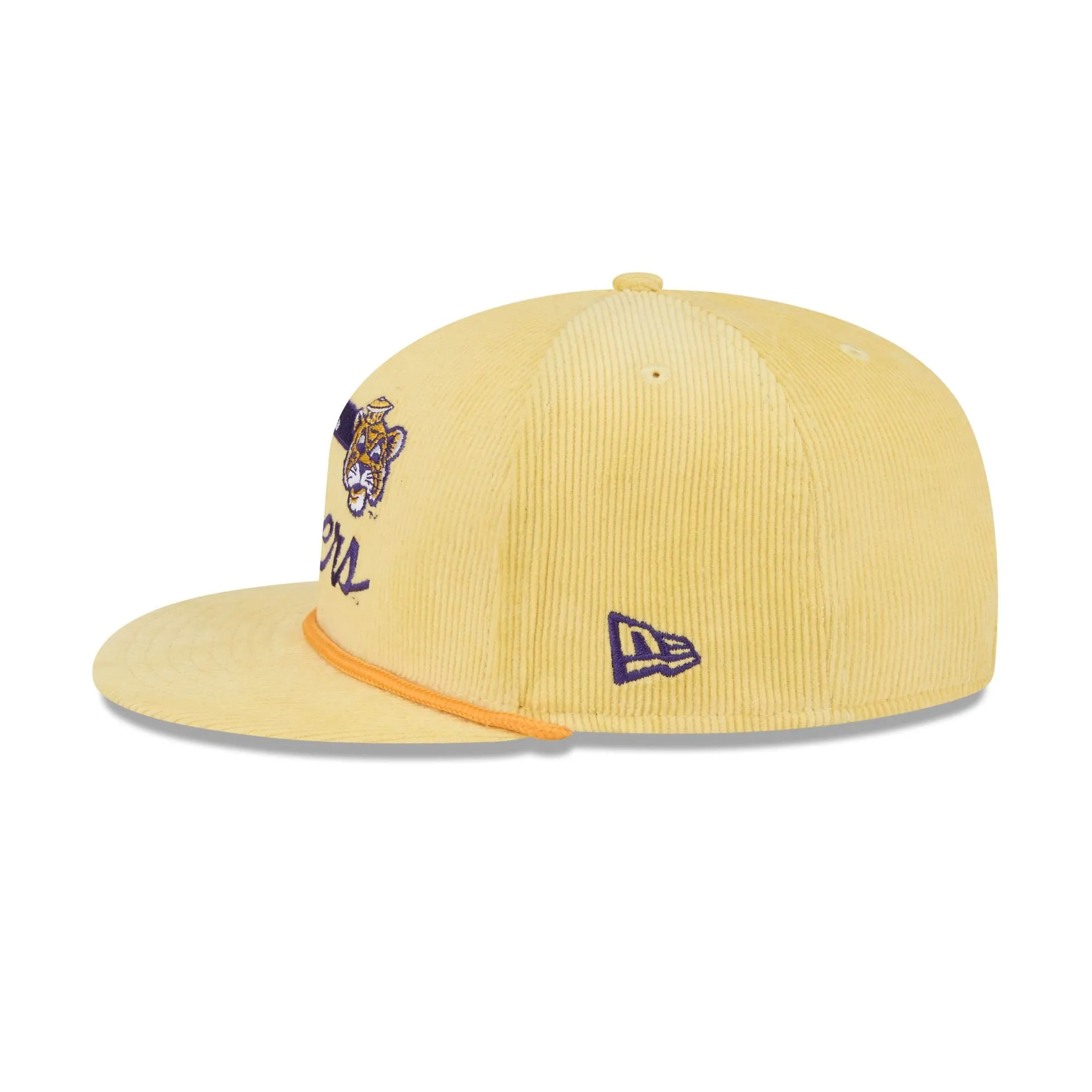 LSU Tigers College Vault Corduroy Rope 9FIFTY Snapback Hat sold by New Era product image thumbnail 4